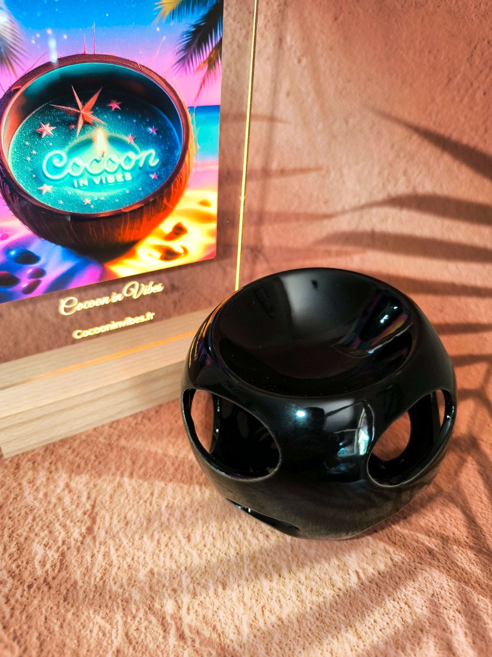 Brûleur en Céramique Noire – Modèle Spring