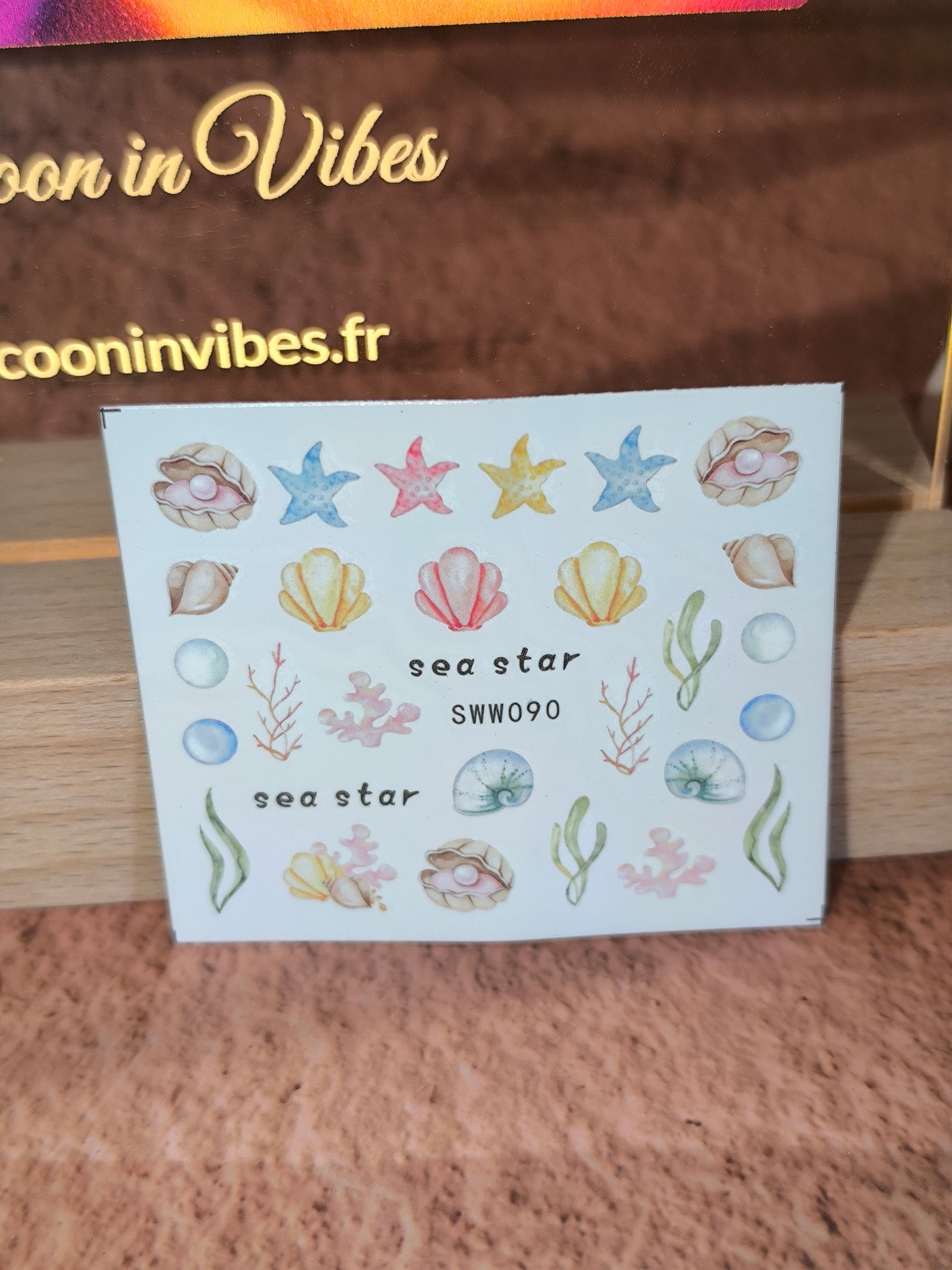 Stickers Ongles Coquillages & Animaux Marins - Un océan de beauté… au bout des doigts