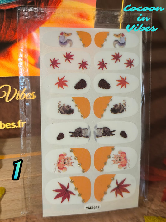 Collection Automne – Manucures Autocollantes