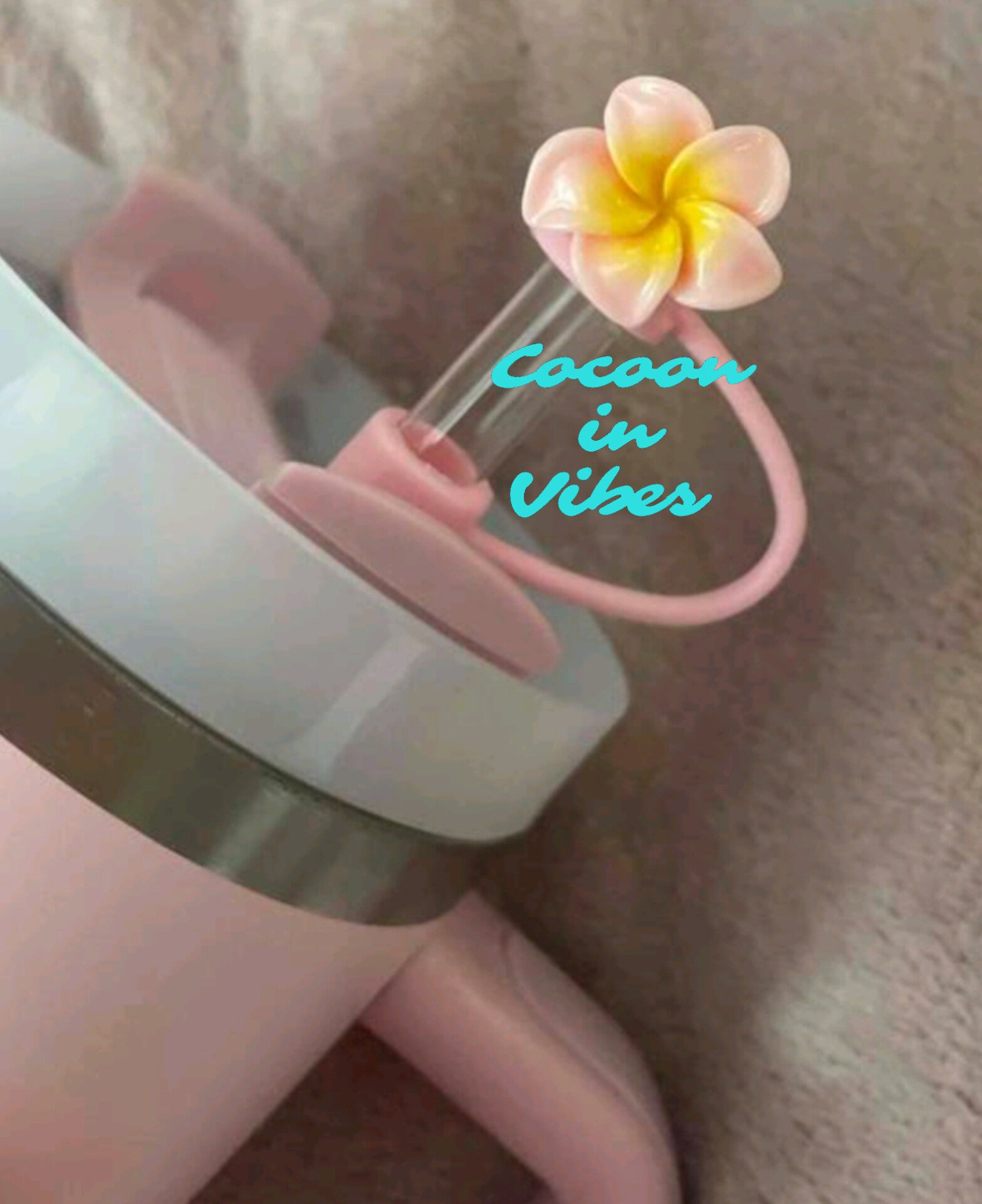 Bouchons Fleuris en Silicone – Pour pailles de 10 mm