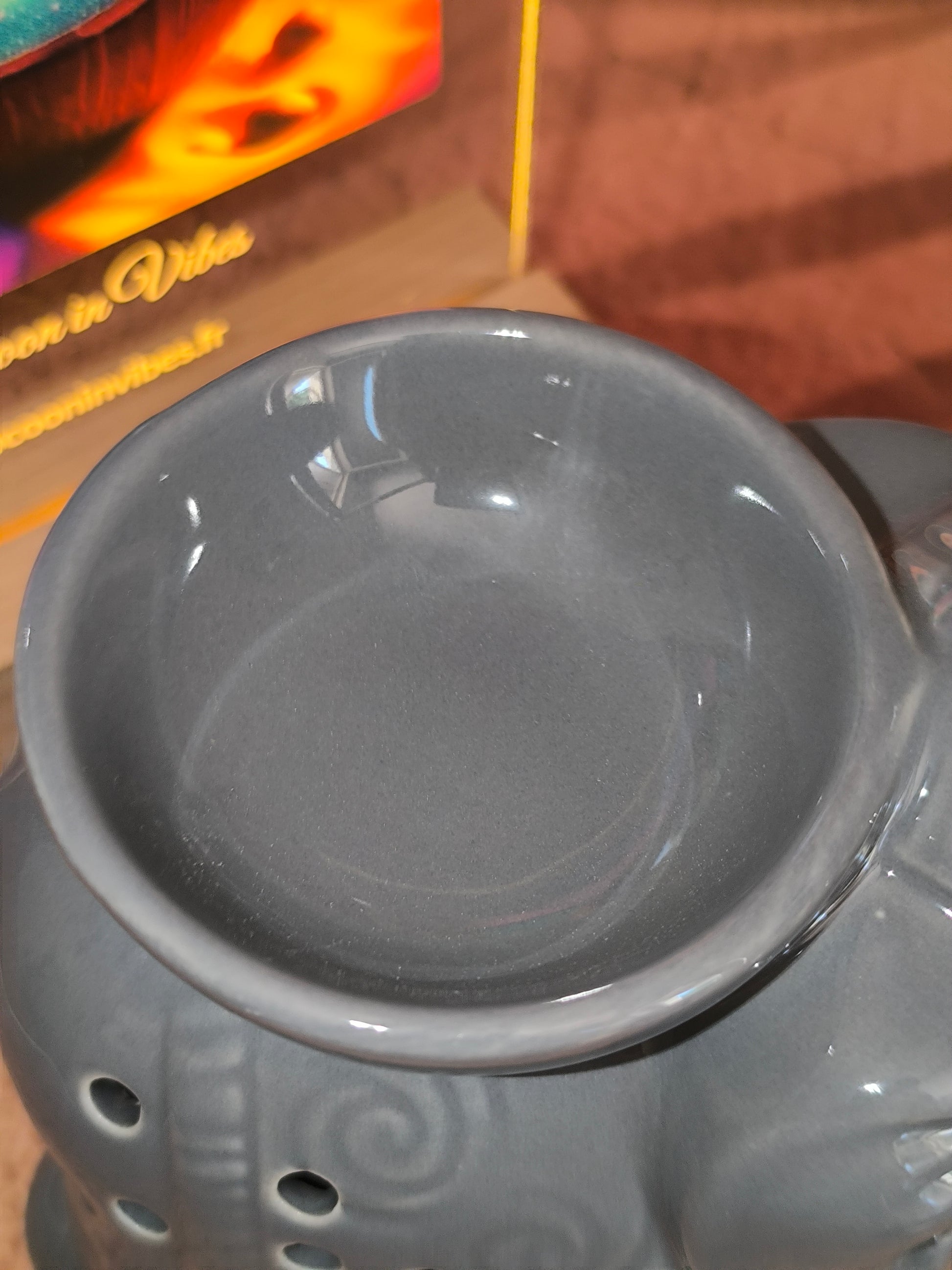 Brûleur en Céramique Gris – Modèle Tandor Éléphant