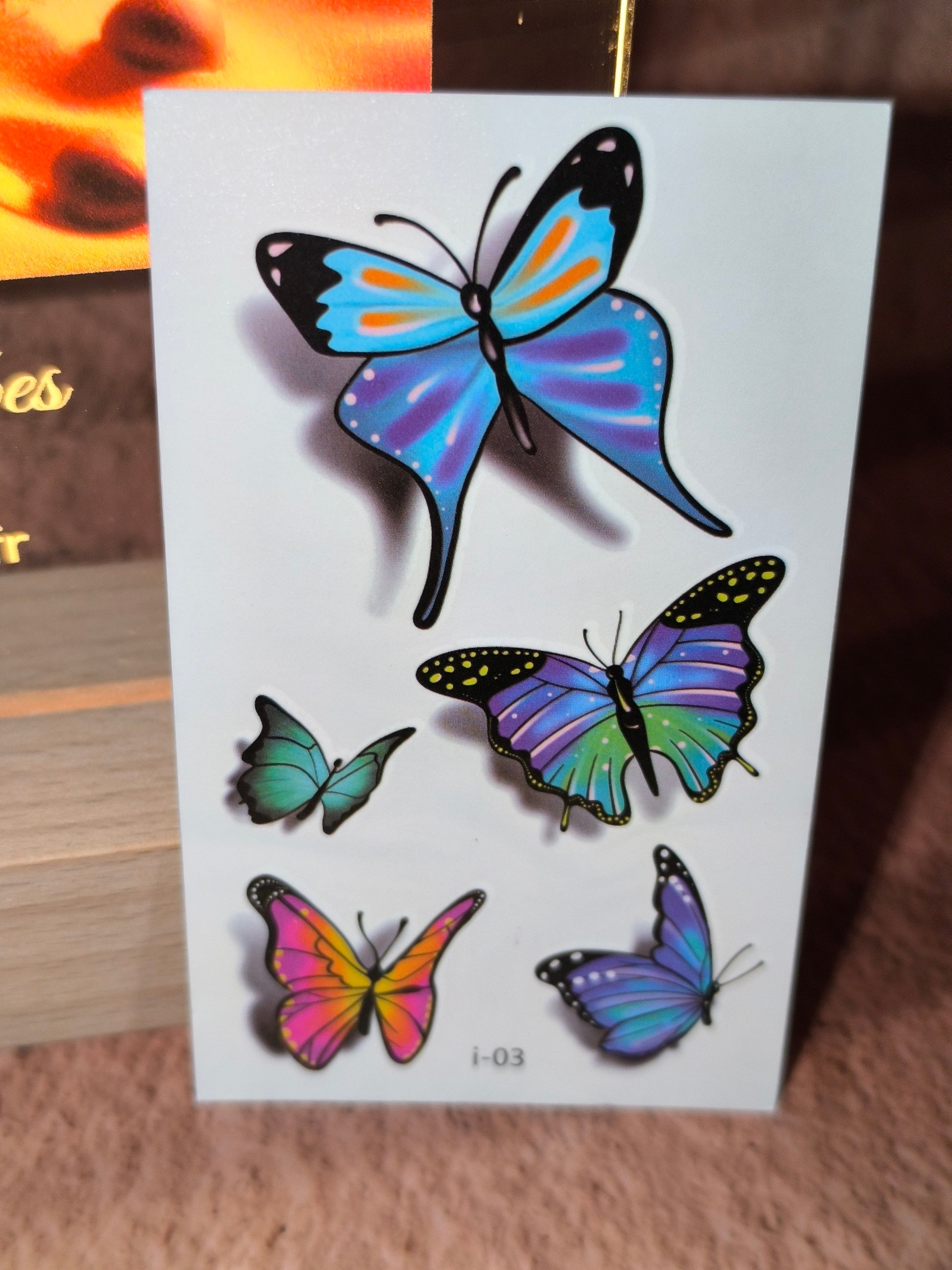 Tatouages Éphémères Papillons Ombrés – Légèreté et Poésie en 3D