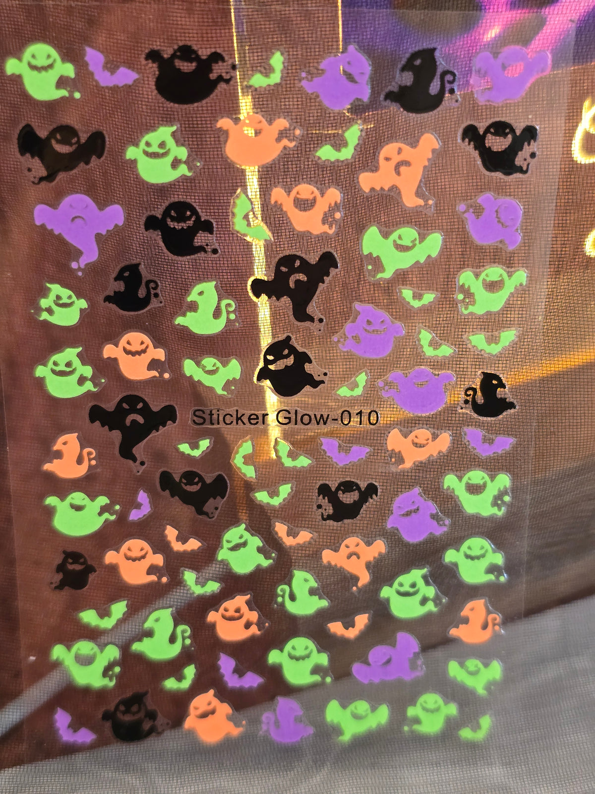 Stickers Ongles Halloween Phosphorescents