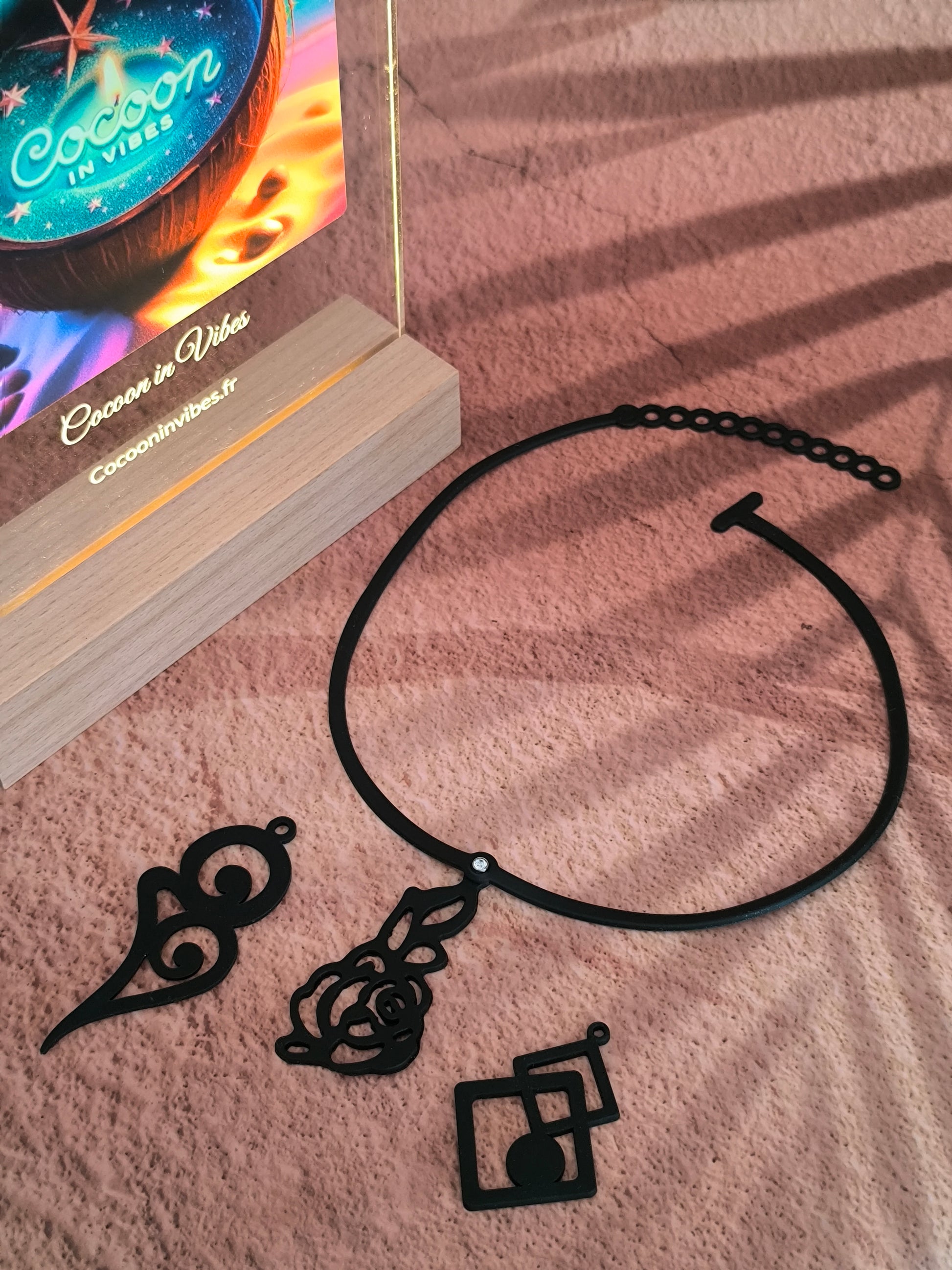 Ensemble Collier & Pendentifs Interchangeables