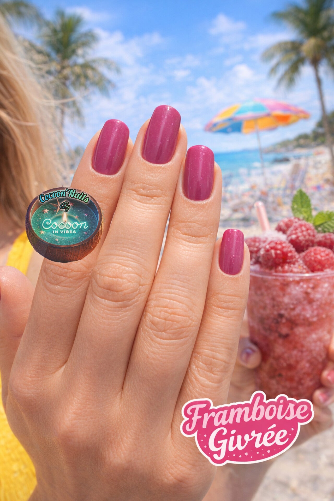 Cocoon’Nails – Framboise Givrée