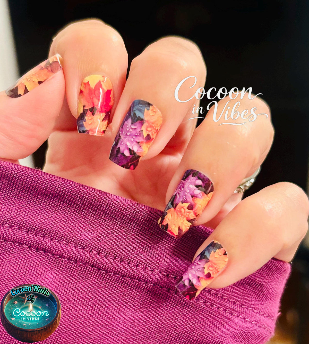 Cocoon’Nails Rosée d'Érable – Vernis Autocollant Kit Complet