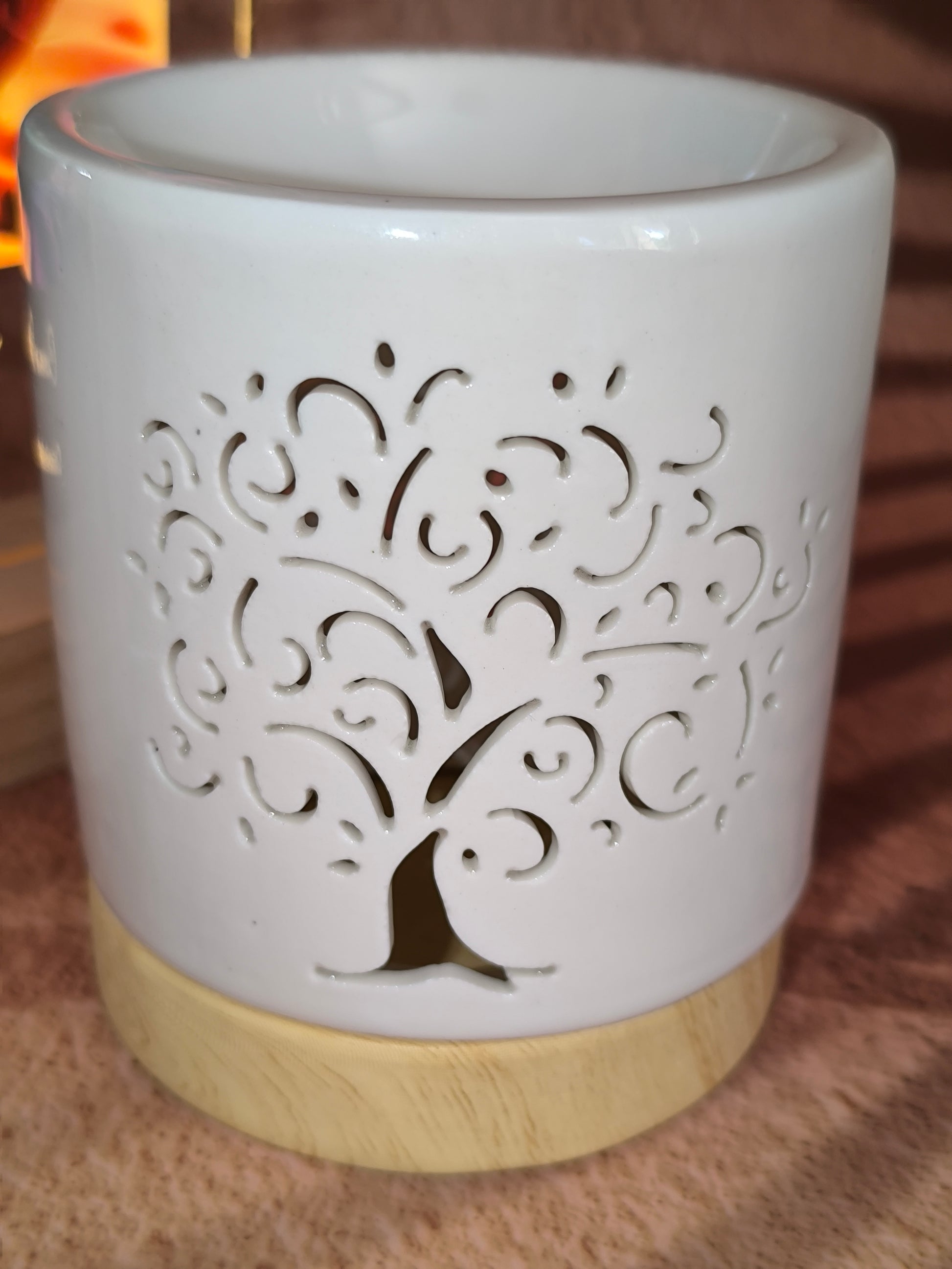 Brûleur en Céramique – Arbre de Vie