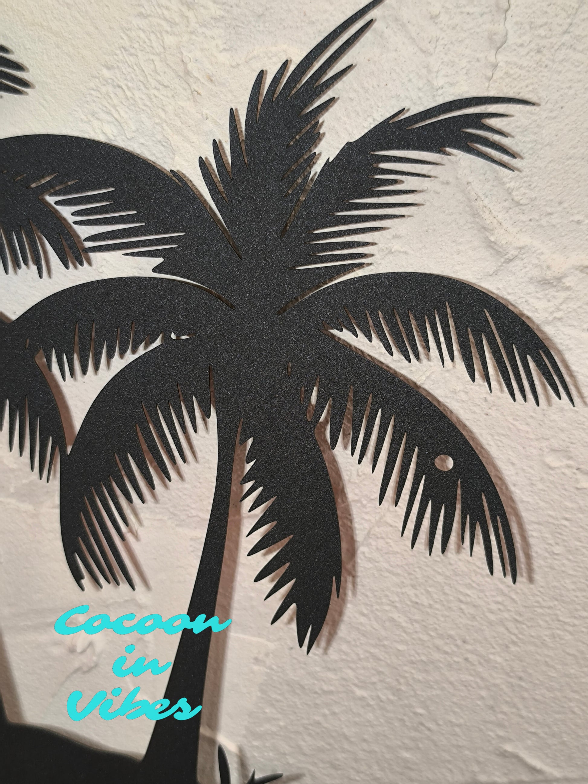 Décoration murale “Île aux Palmiers” – Évasion assurée