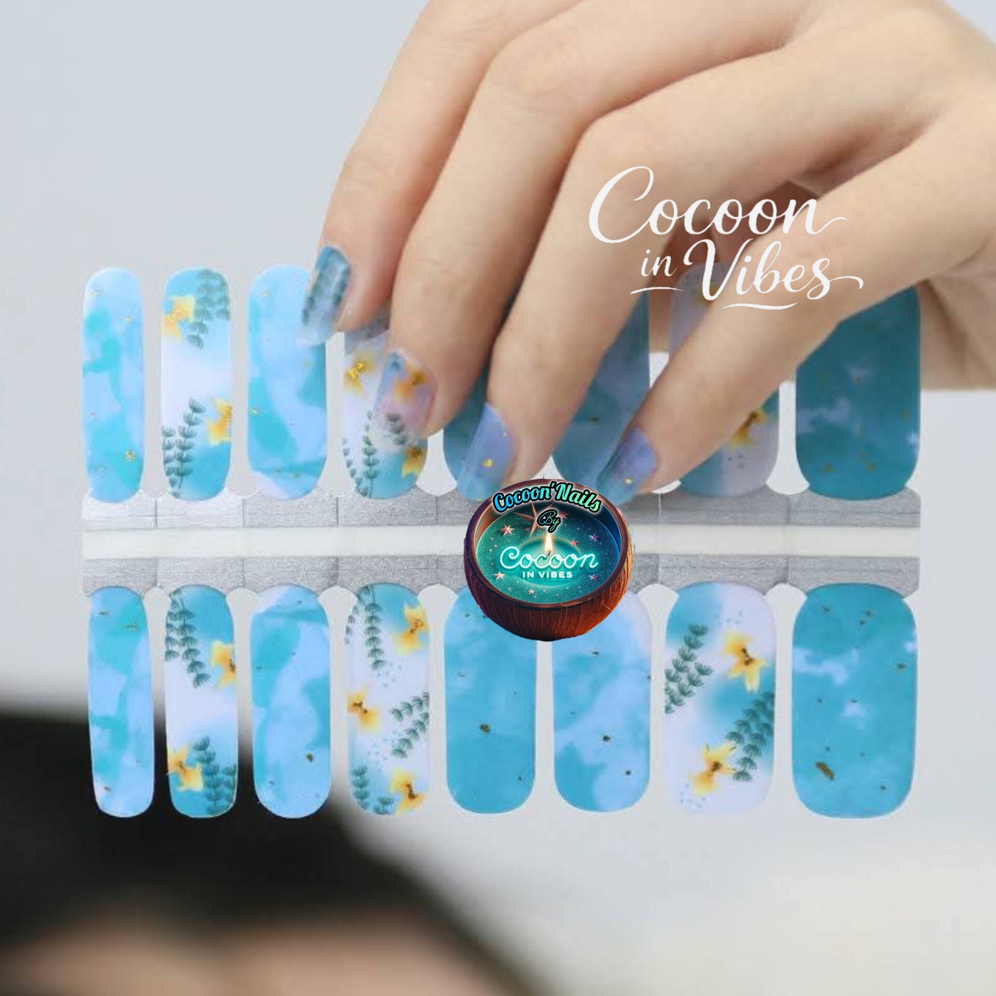 Cocoon’Nails Aqua Dolce – Vernis Autocollant Kit Complet