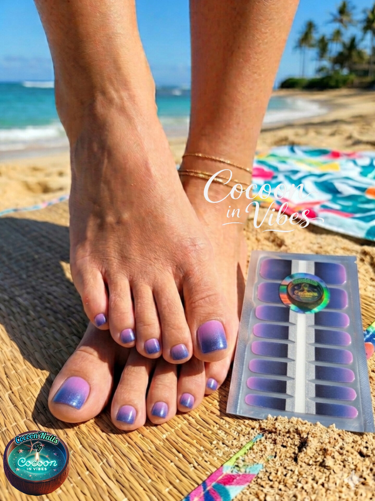 Cocoon’Nails – Purple Sunrise (Pédicure)