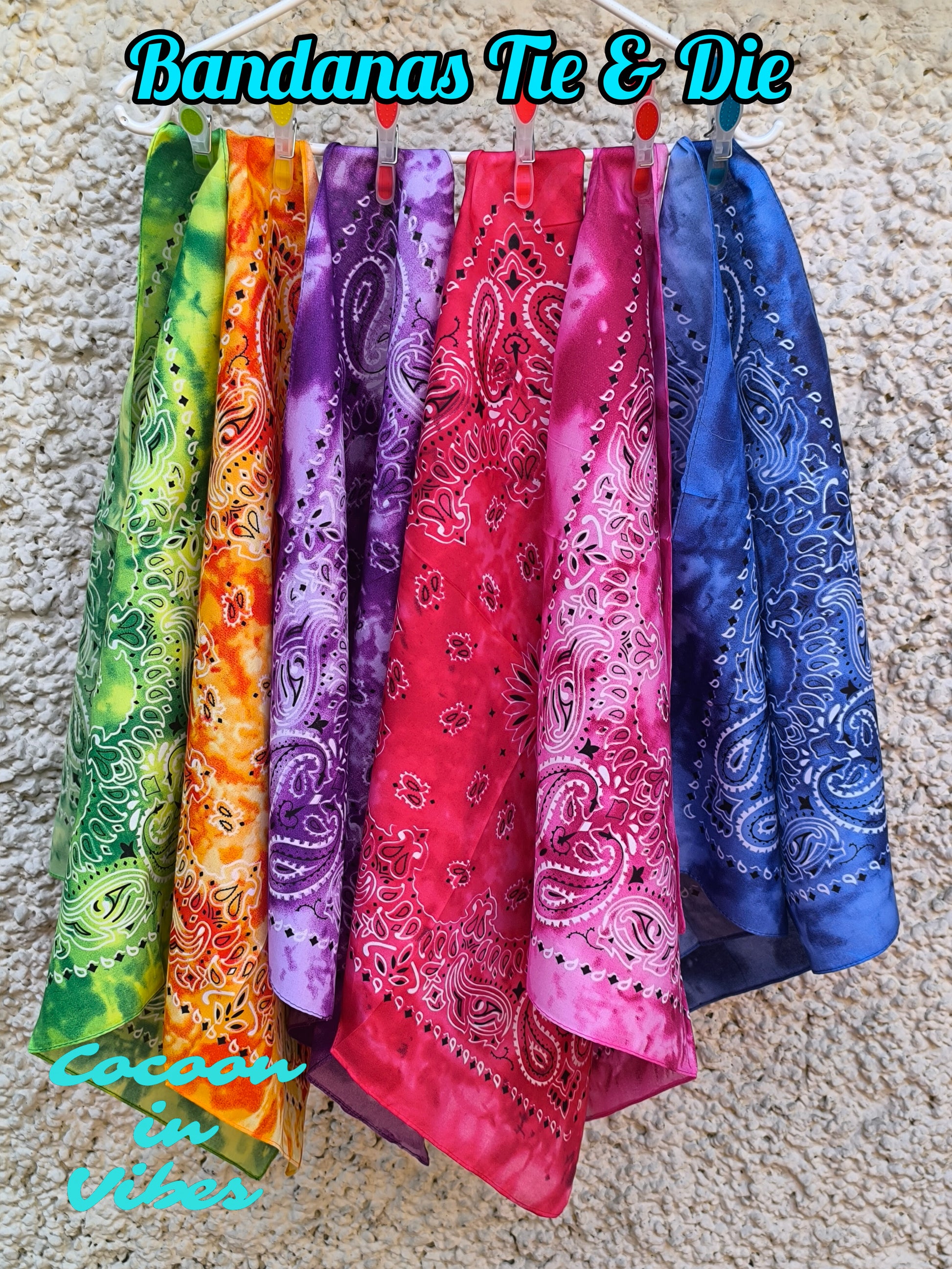 Les Bandanas Tie & Dye – Quand les couleurs dansent