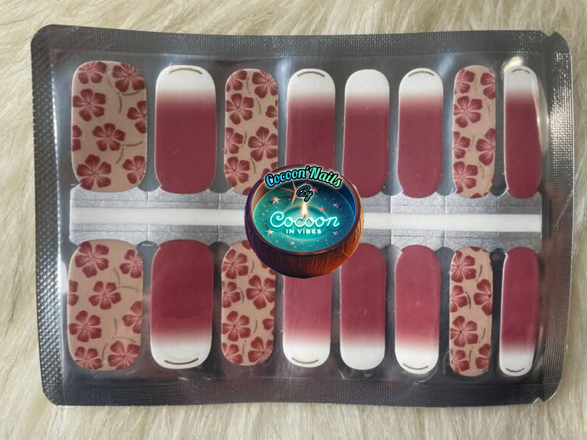Cocoon’Nails Été Indien – Vernis Autocollant Kit Complet