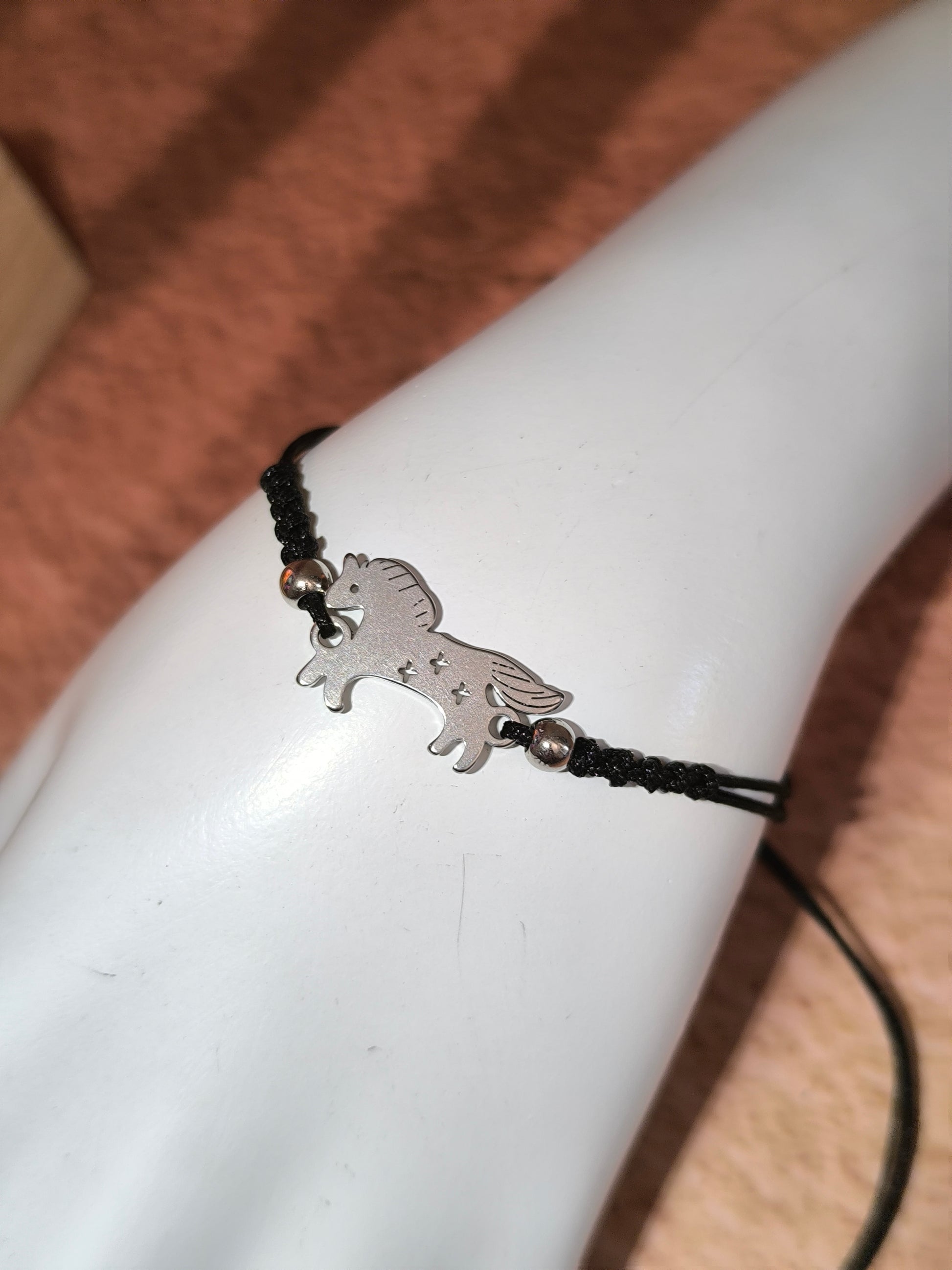 Bracelet Plaque finement Découpée en acier inoxydable – Petit Trésor à Porter