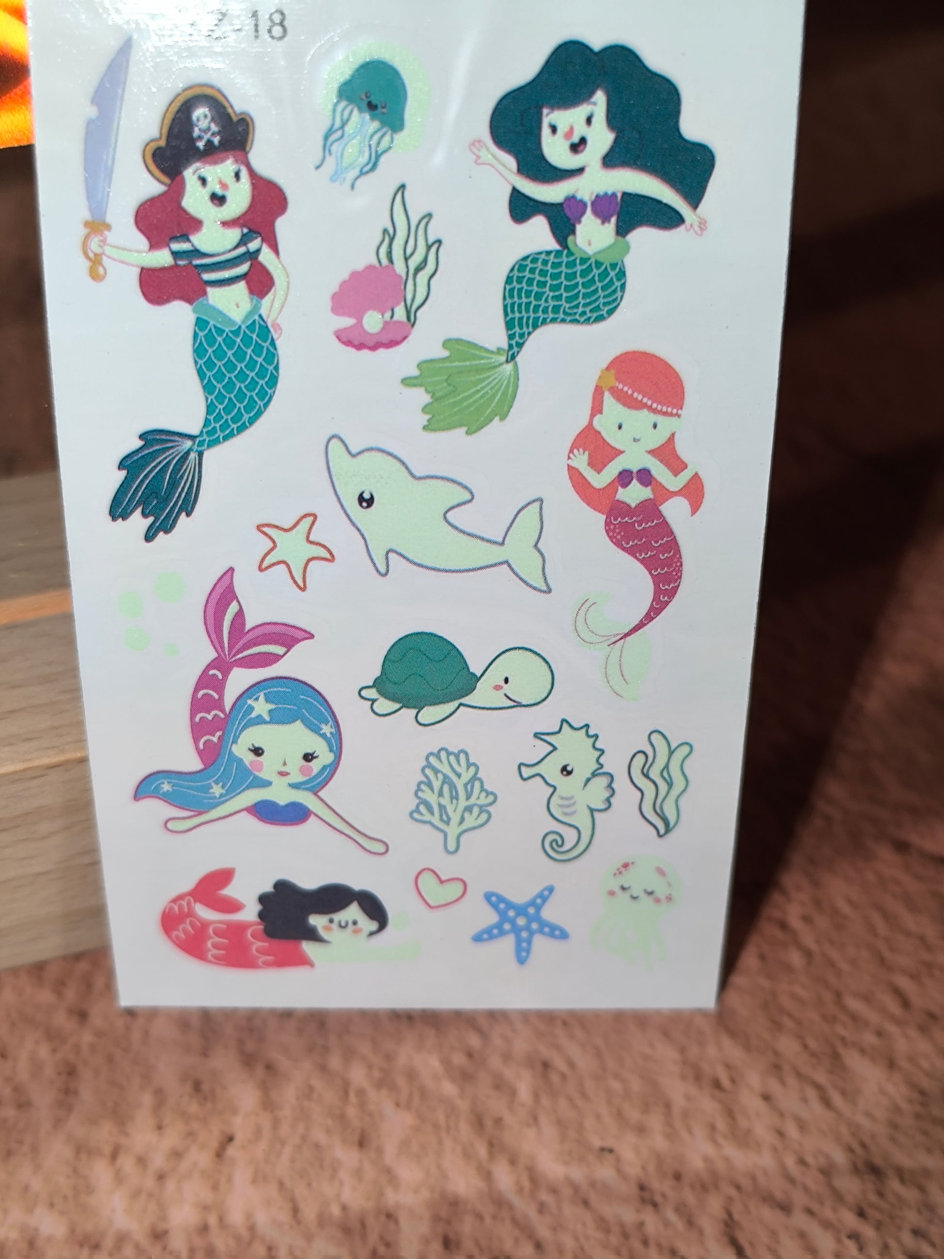 Tatouages Éphémères Enfants Phosphorescents – Petites Magies qui Brillent