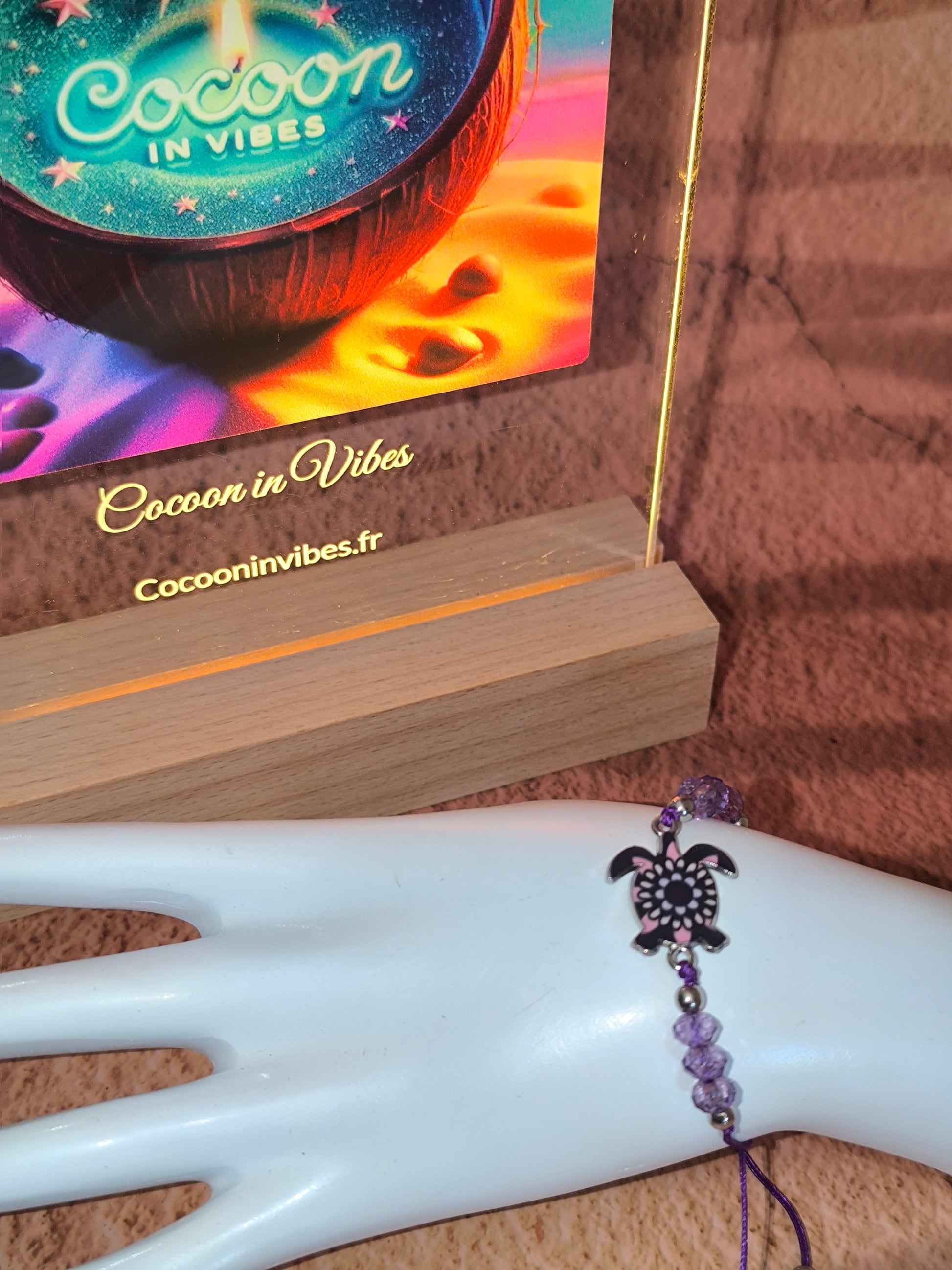 Bracelet Enfant Tortue Colorée – Esprit Plage & Aventure
