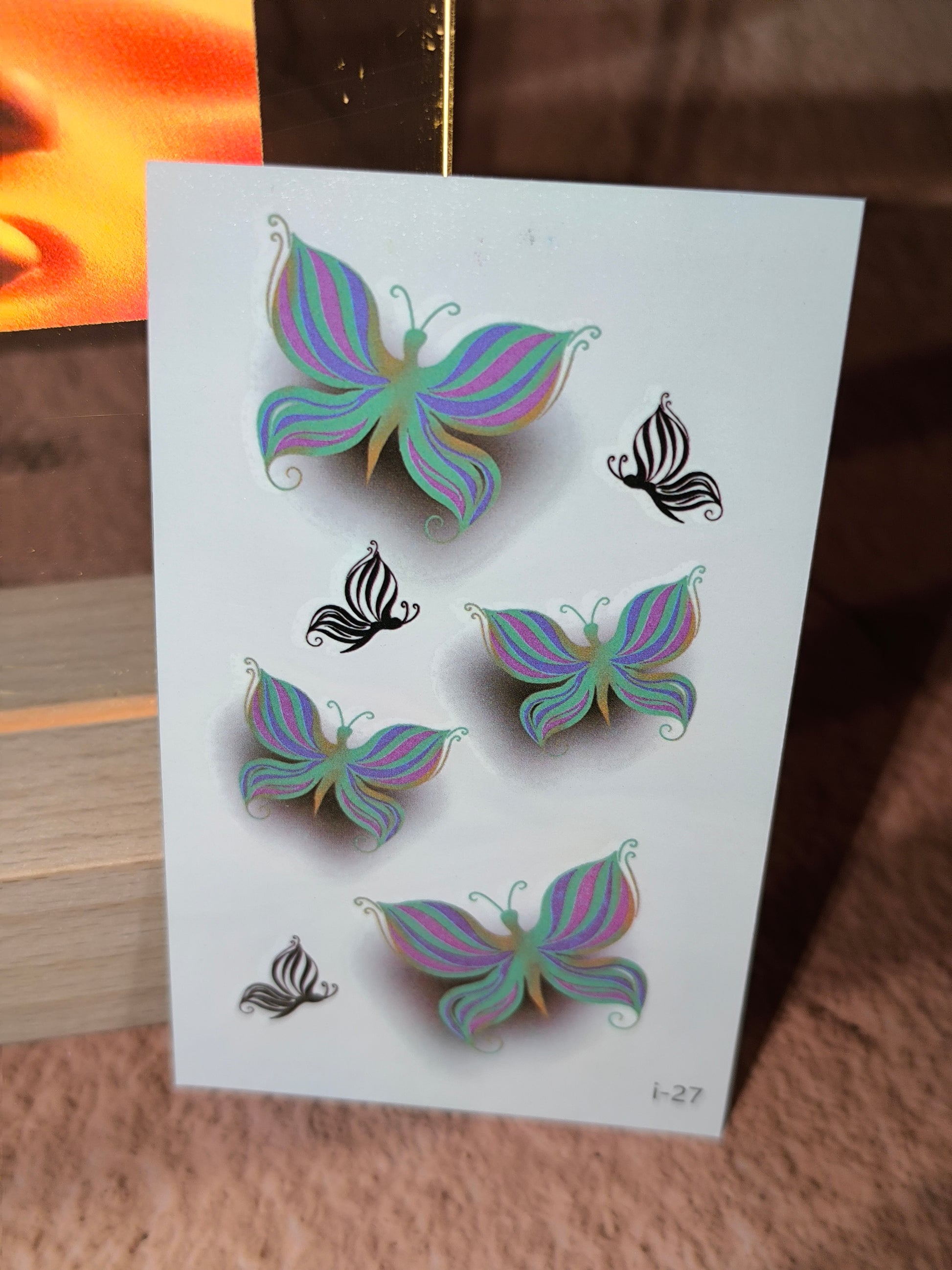 Tatouages Éphémères Papillons Ombrés – Légèreté et Poésie en 3D