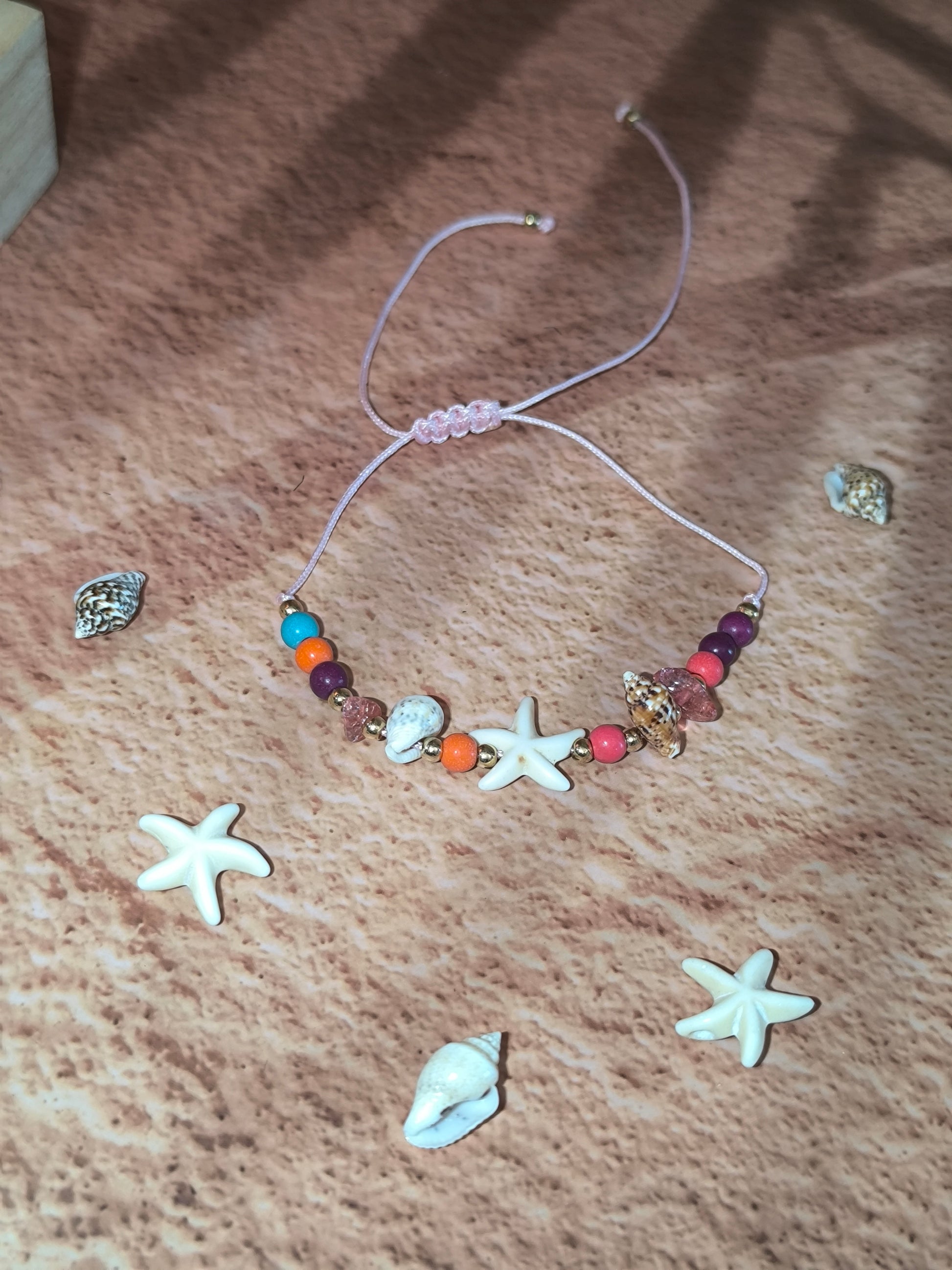 Bracelets Esprit Océan & Plage - Perles, coquillages et Etoile