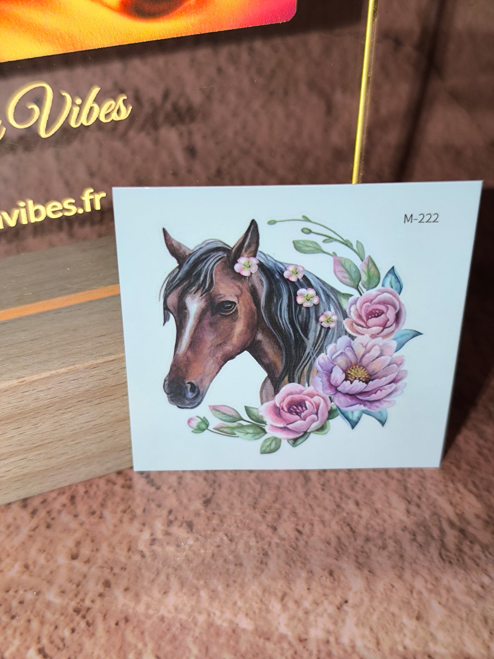 Tatouages Éphémères Chevaux & Fleurs – L’Esprit Libre sur la Peau