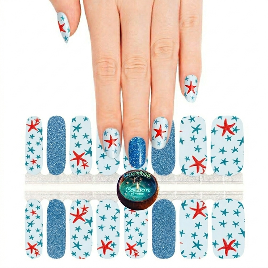 Cocoon’Nails Trésors du Lagon – Vernis Autocollant Kit Complet