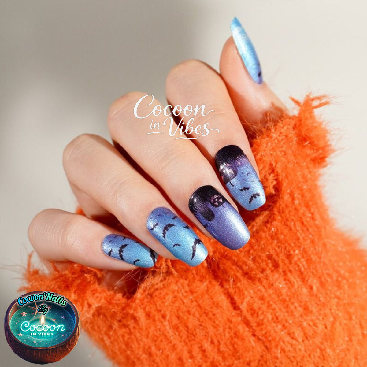 Cocoon’Nails Sortilège d'Halloween – Vernis Autocollant Kit Complet