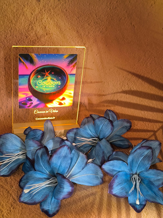 Grande Pince XXL Fleurs de Lys – Élégance Bohème
