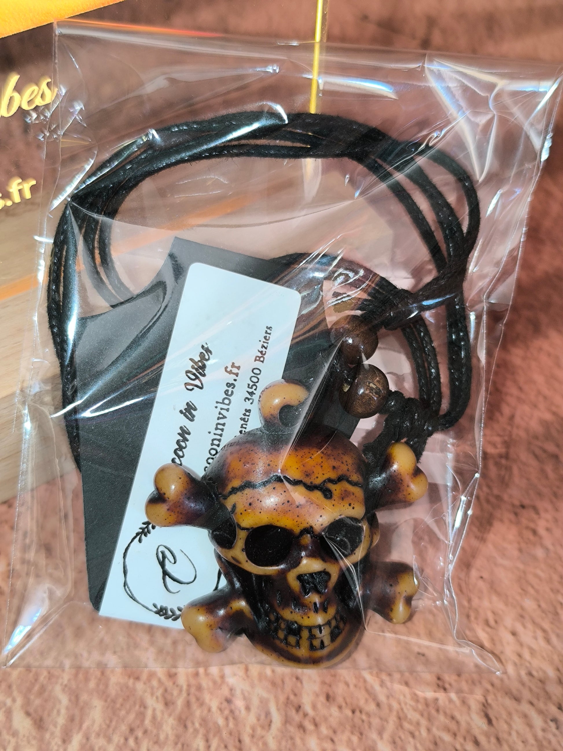 Collier Homme Bois & Résine