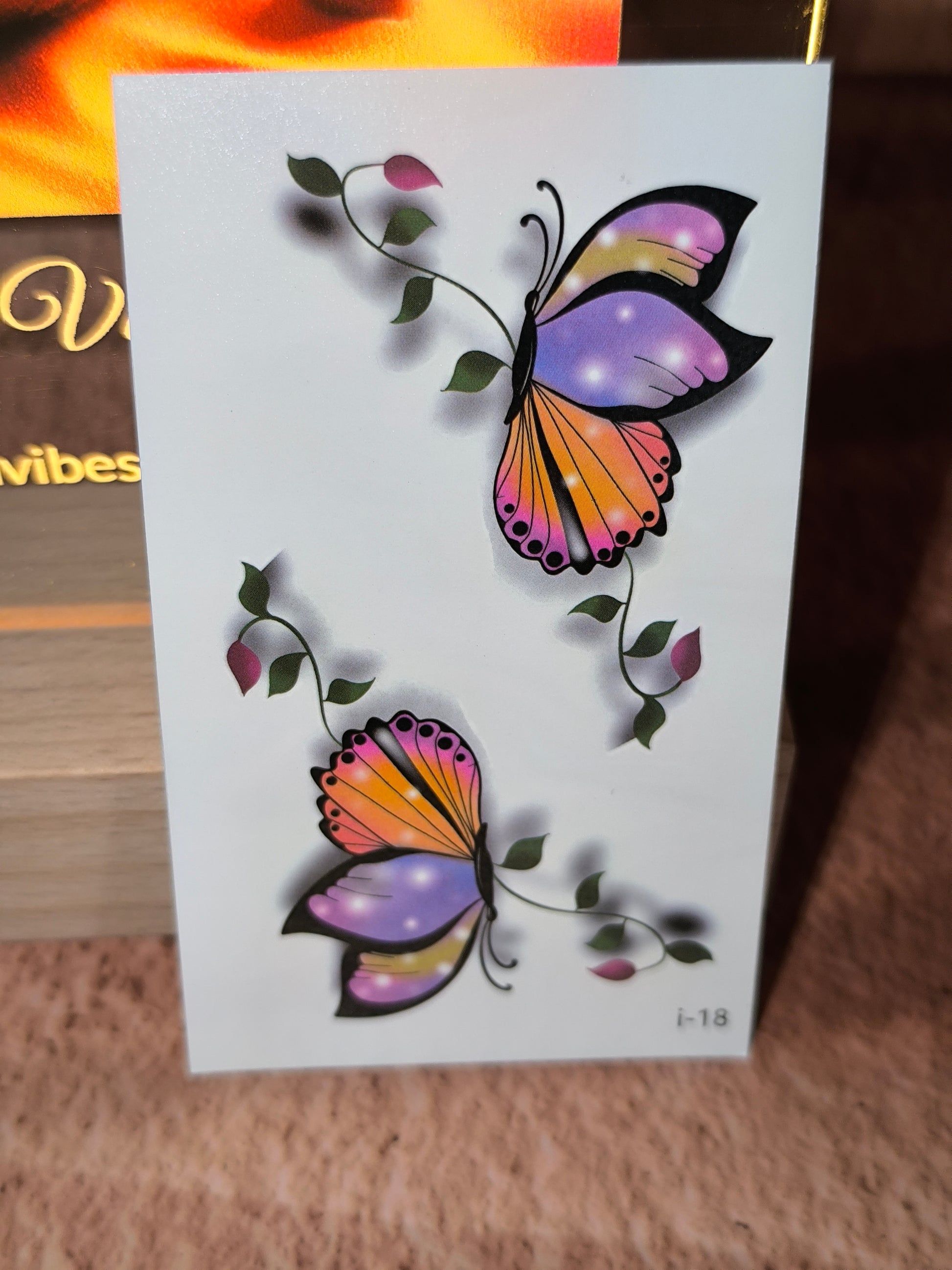 Tatouages Éphémères Papillons Ombrés – Légèreté et Poésie en 3D