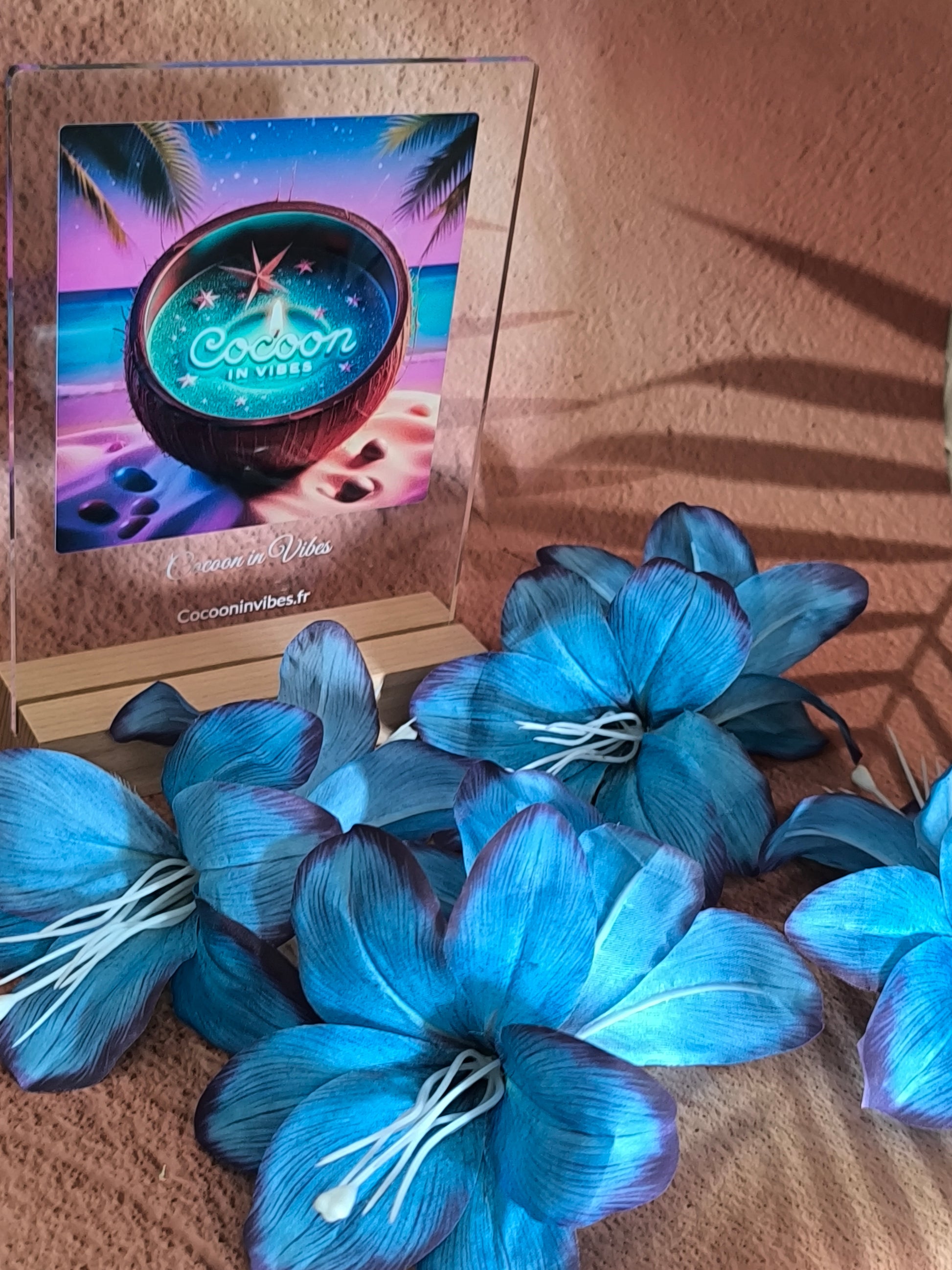 Grande Pince XXL Fleurs de Lys – Élégance Bohème