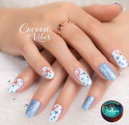 Cocoon’Nails Trésors du Lagon – Vernis Autocollant Kit Complet