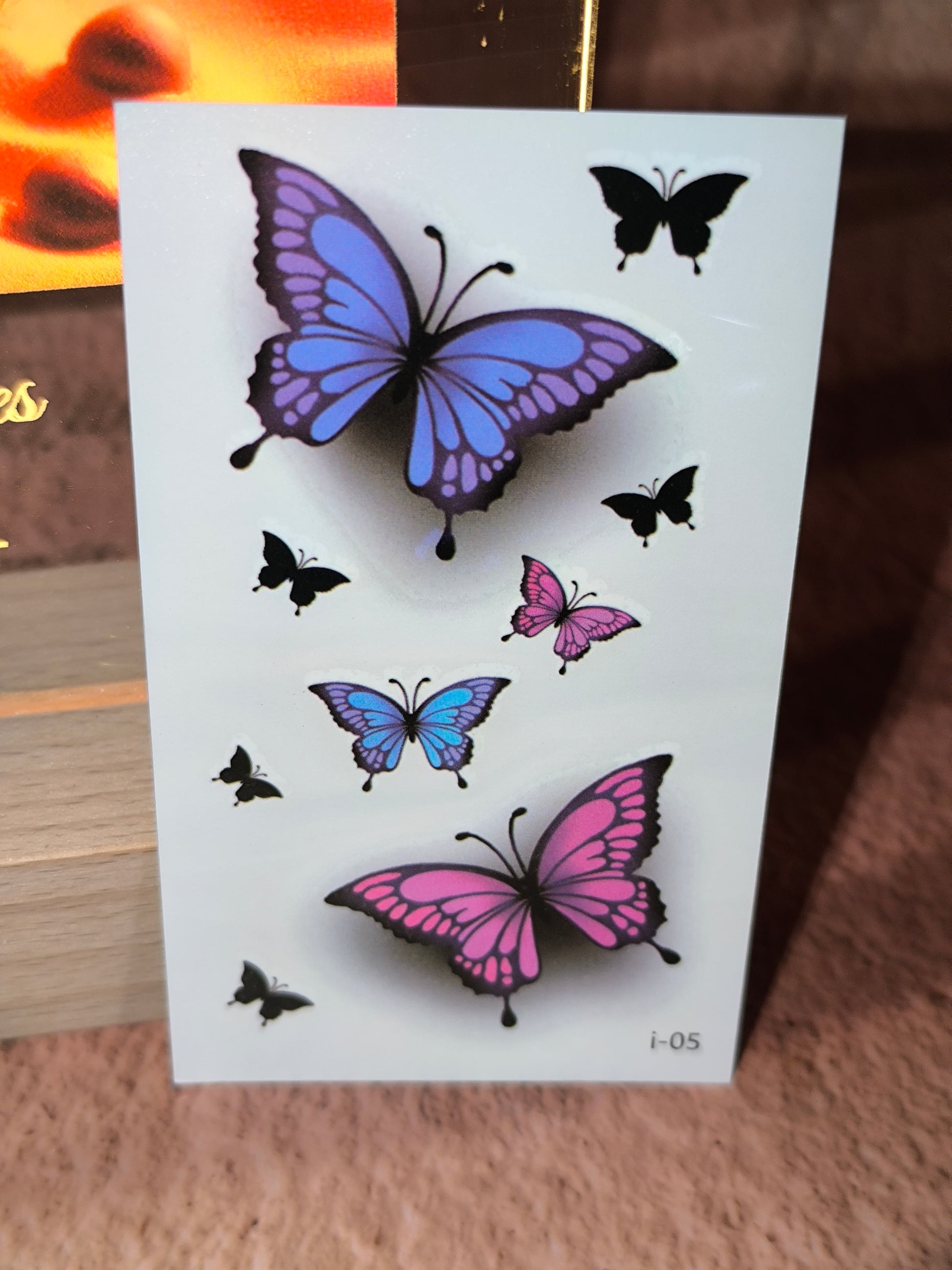 Tatouages Éphémères Papillons Ombrés – Légèreté et Poésie en 3D
