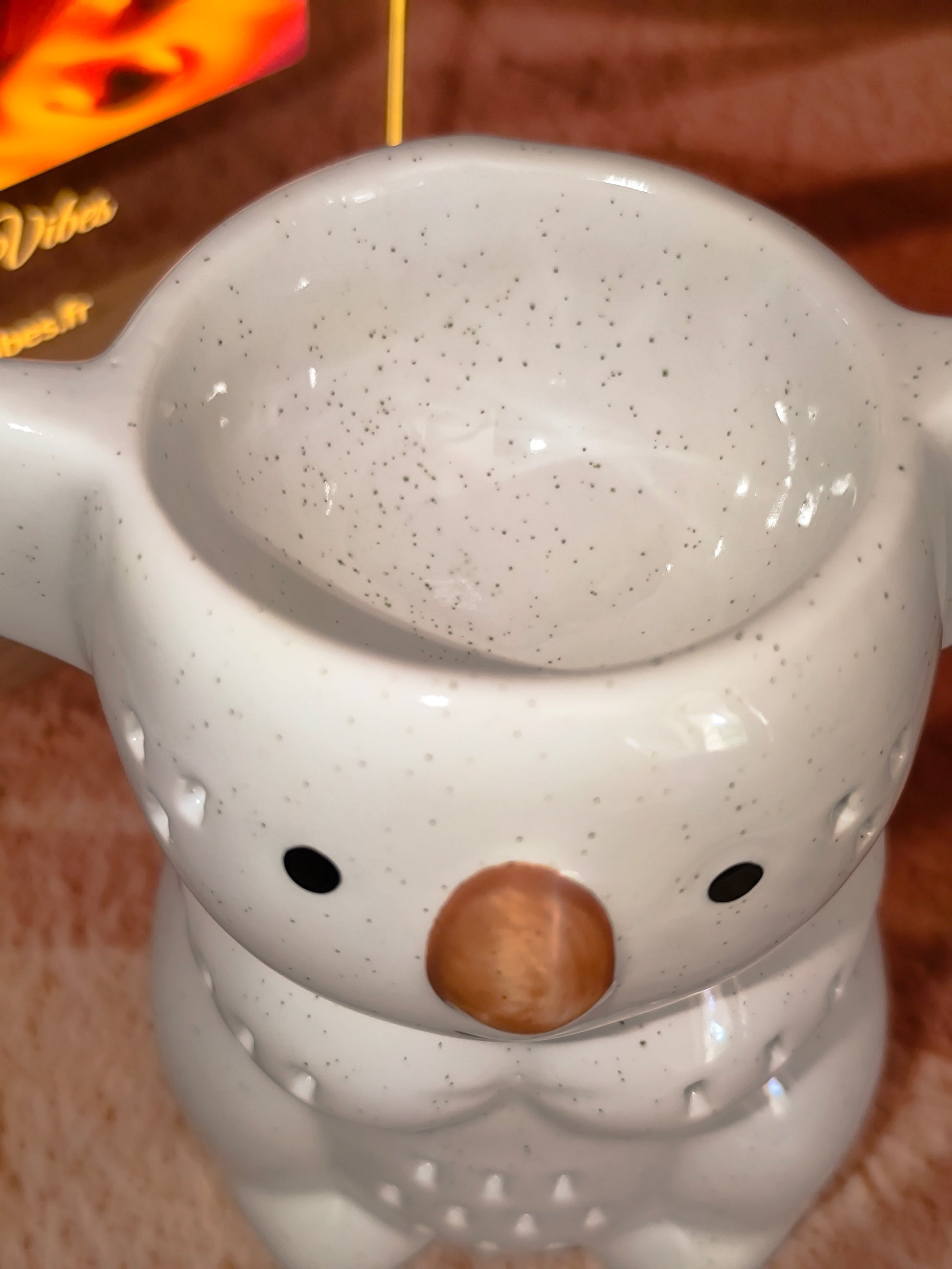 Brûleur en Céramique Blanc – Modèle Koko Koala
