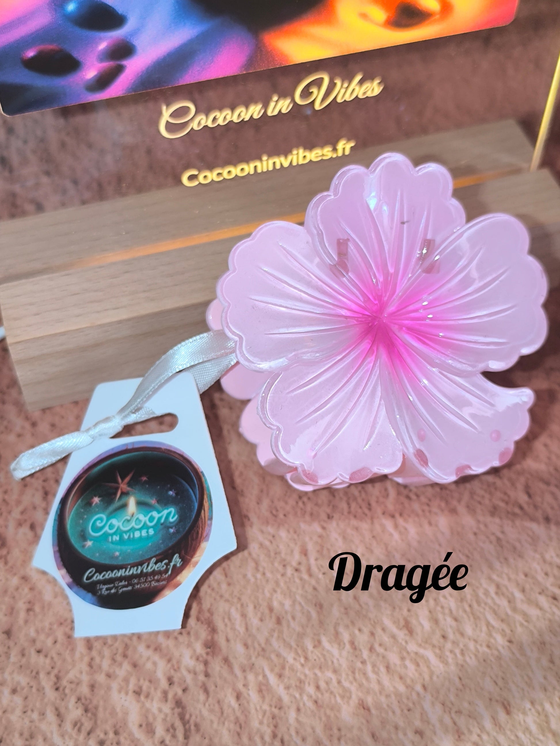Pinces à Cheveux Hibiscus ~ Roses Exquises, Trois nuances de rose pour fleurir ta coiffure…