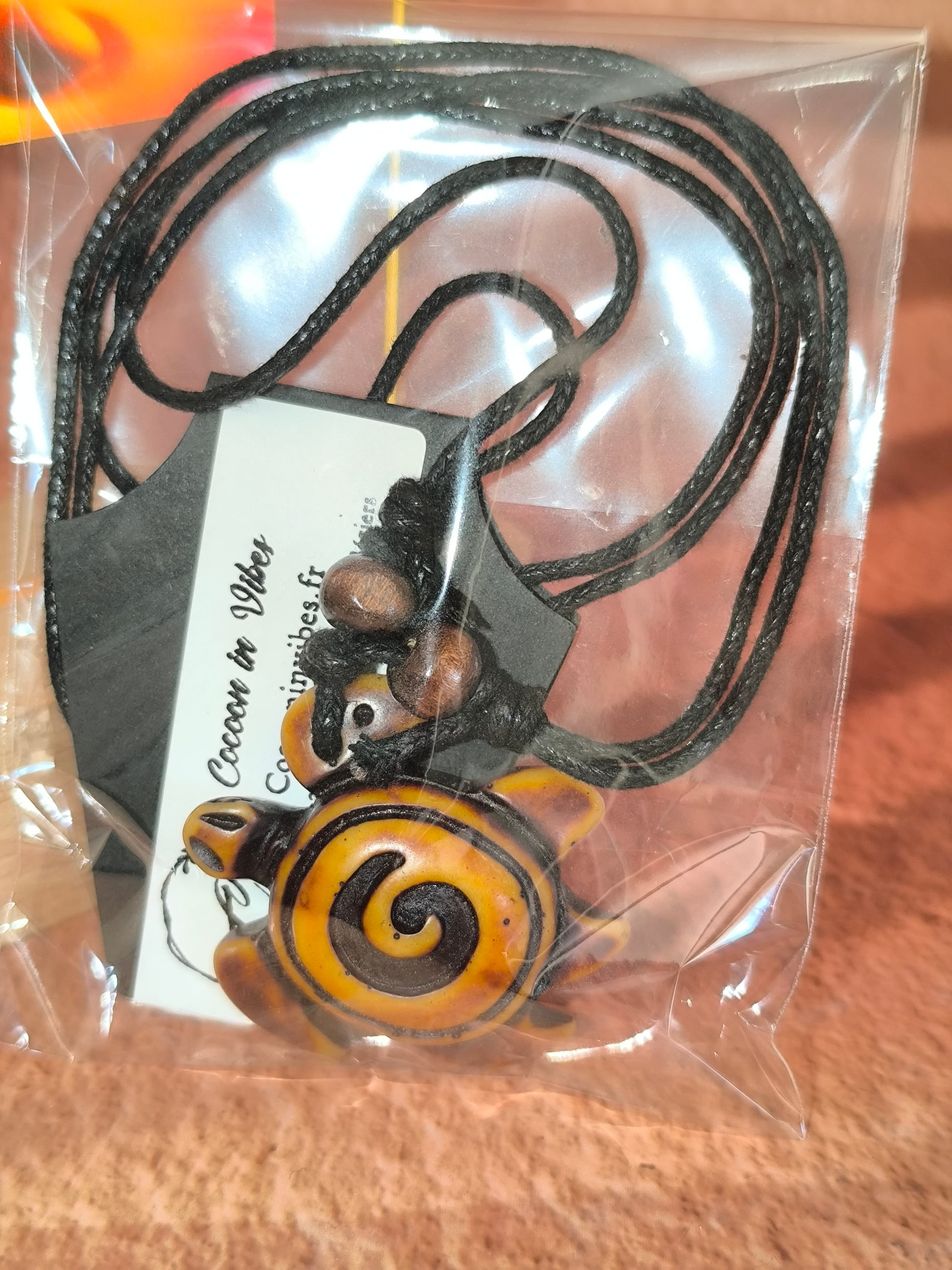 Collier Homme Bois & Résine