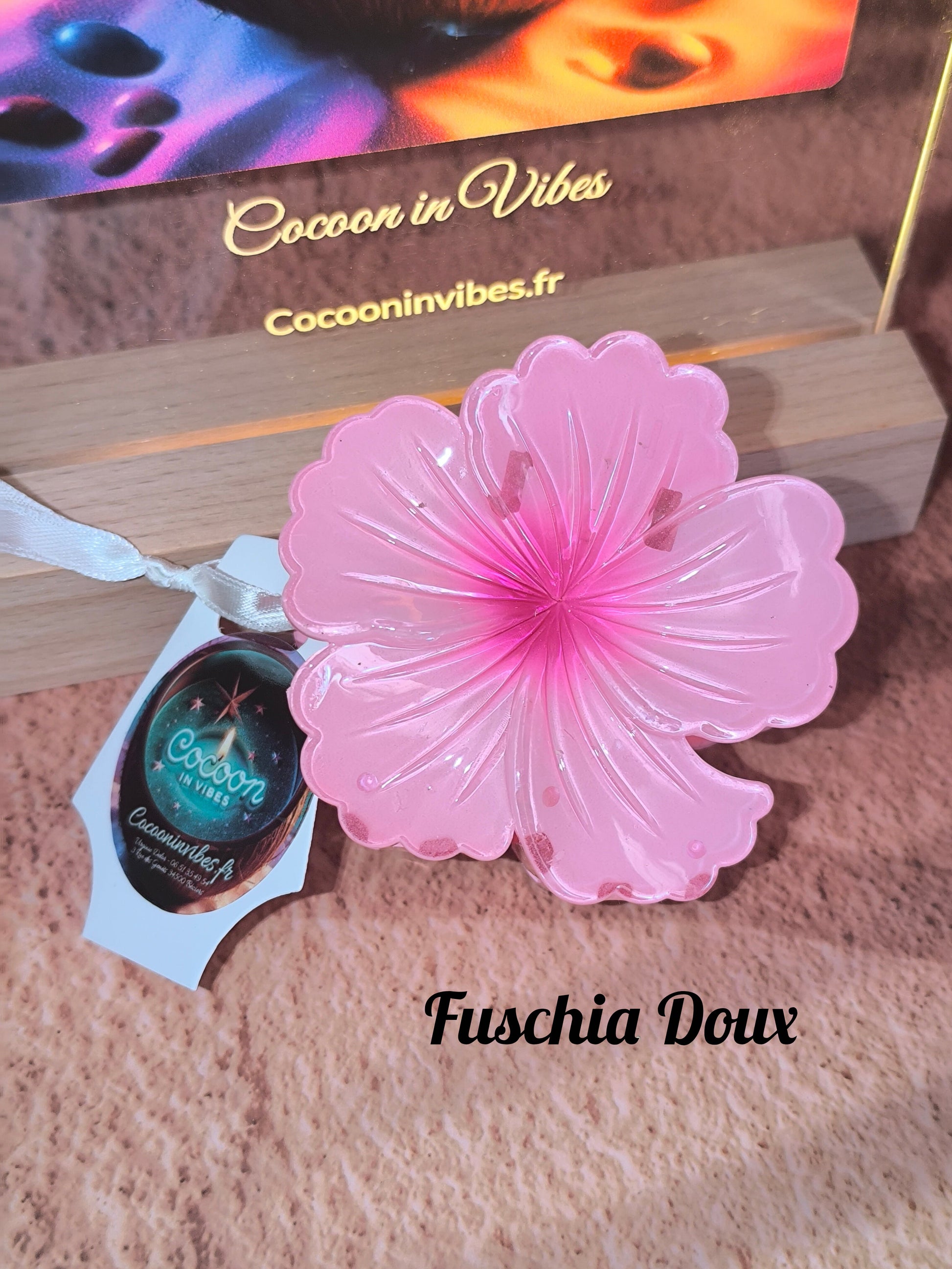 Pinces à Cheveux Hibiscus ~ Roses Exquises, Trois nuances de rose pour fleurir ta coiffure…