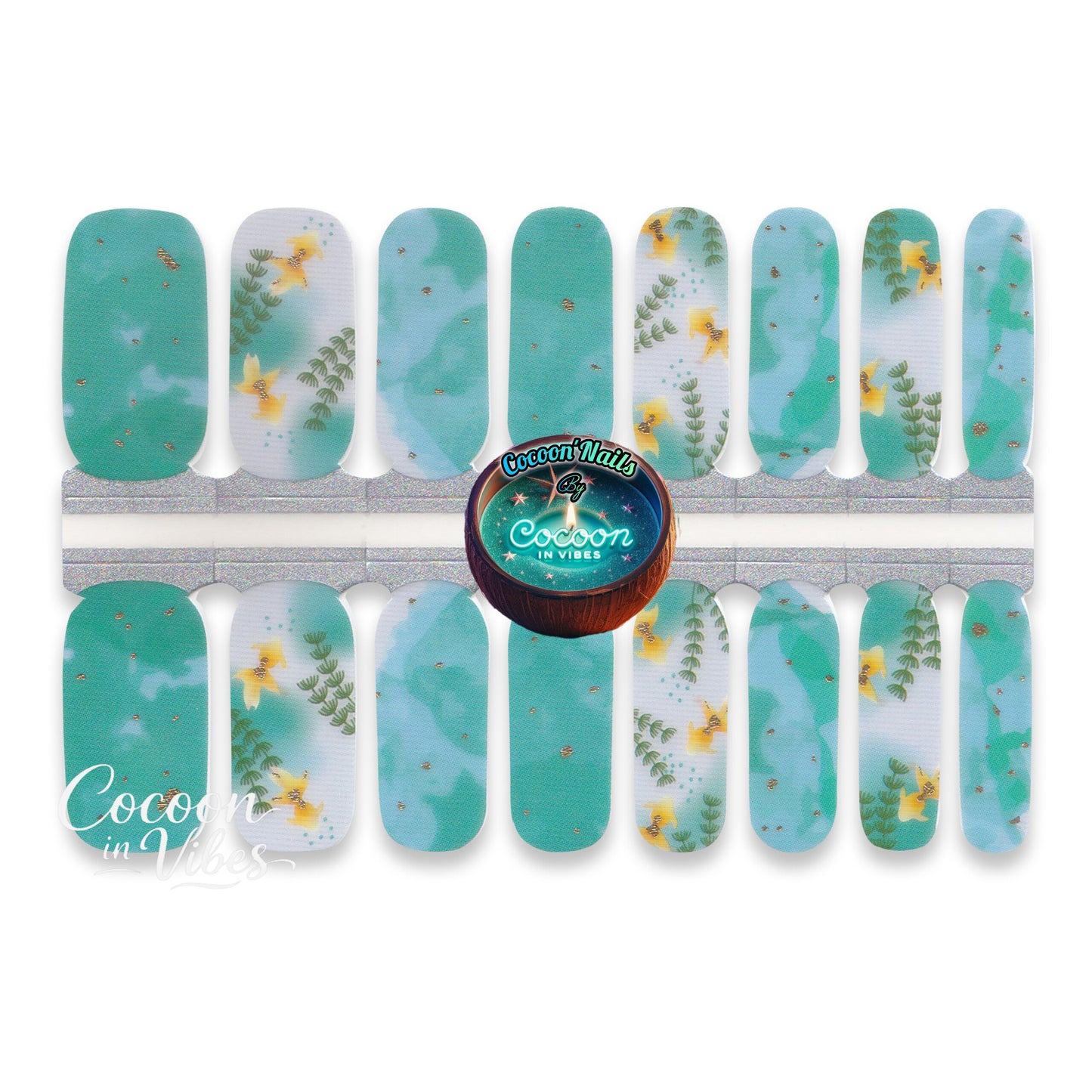 Cocoon’Nails Aqua Dolce – Vernis Autocollant Kit Complet