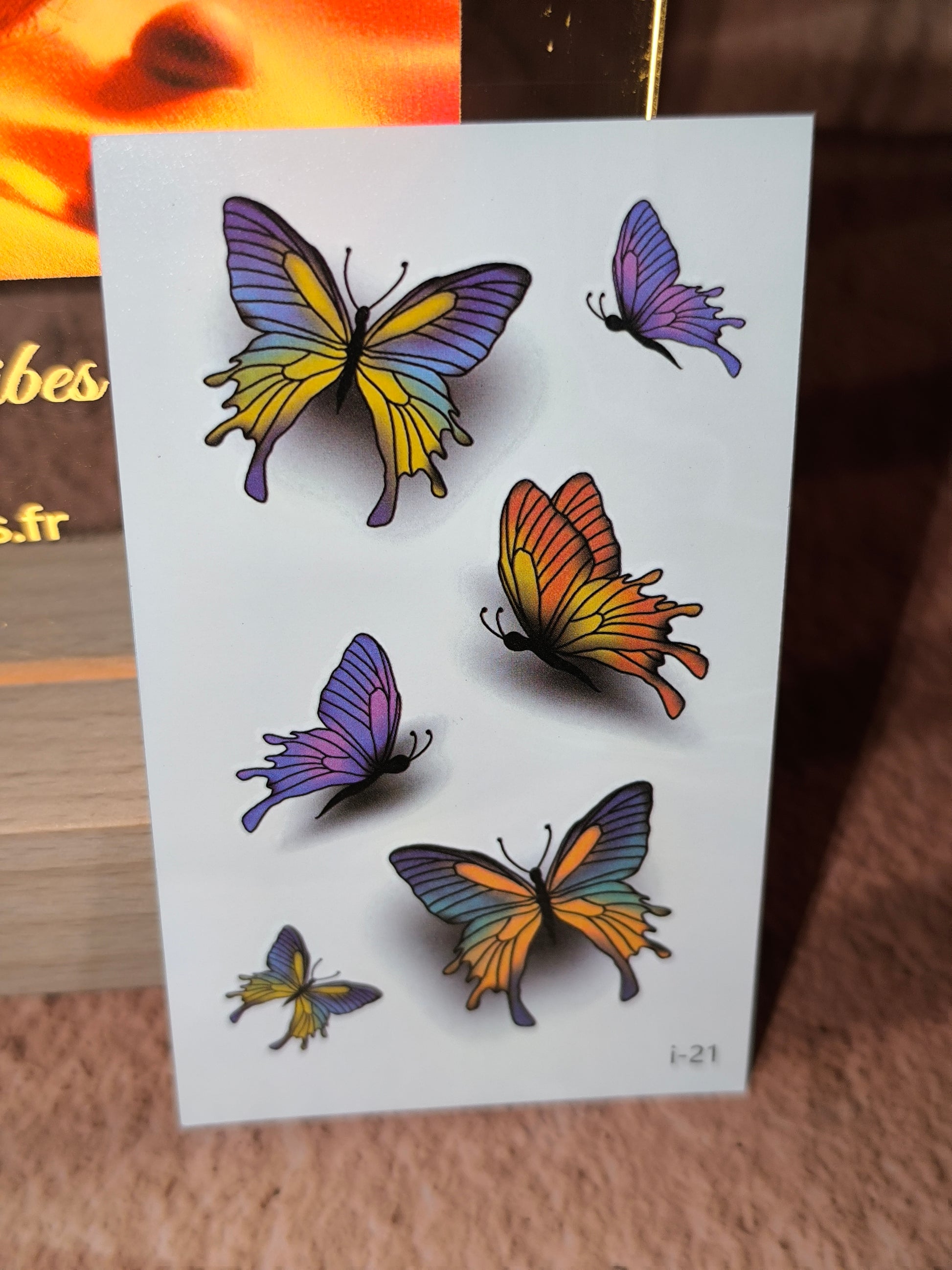 Tatouages Éphémères Papillons Ombrés – Légèreté et Poésie en 3D