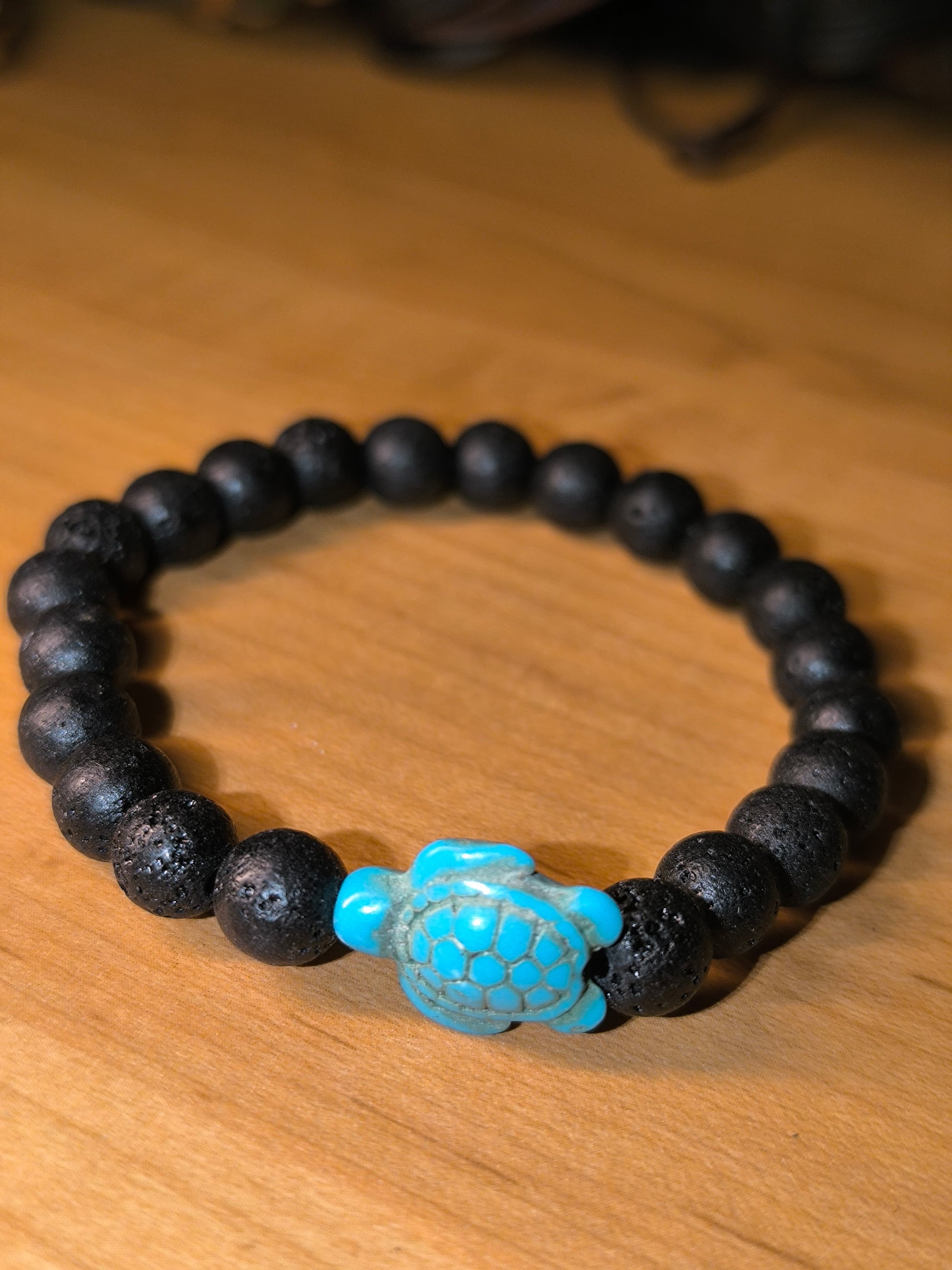 Bracelet pierres & Tortue turquoise