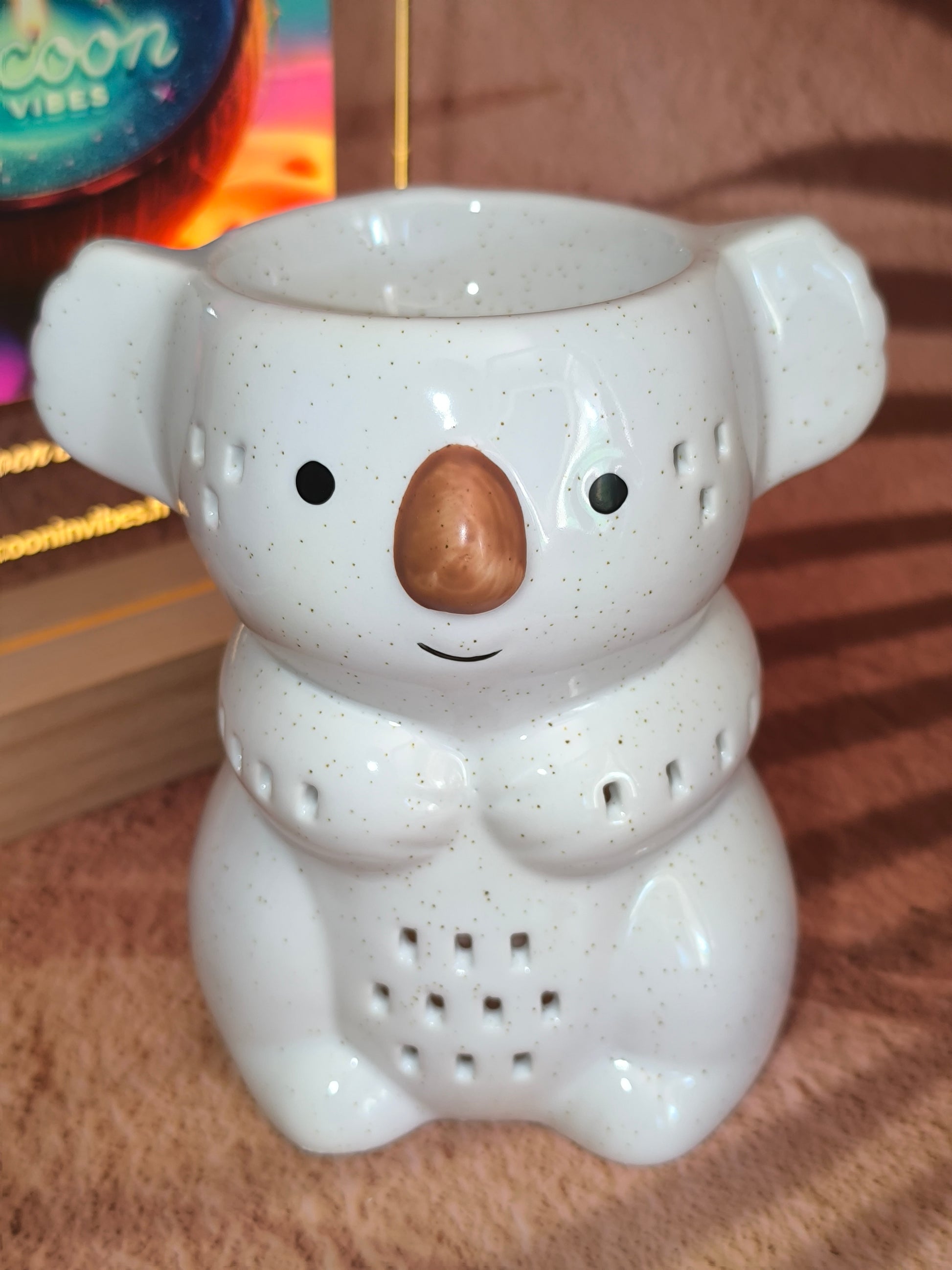 Brûleur en Céramique Blanc – Modèle Koko Koala