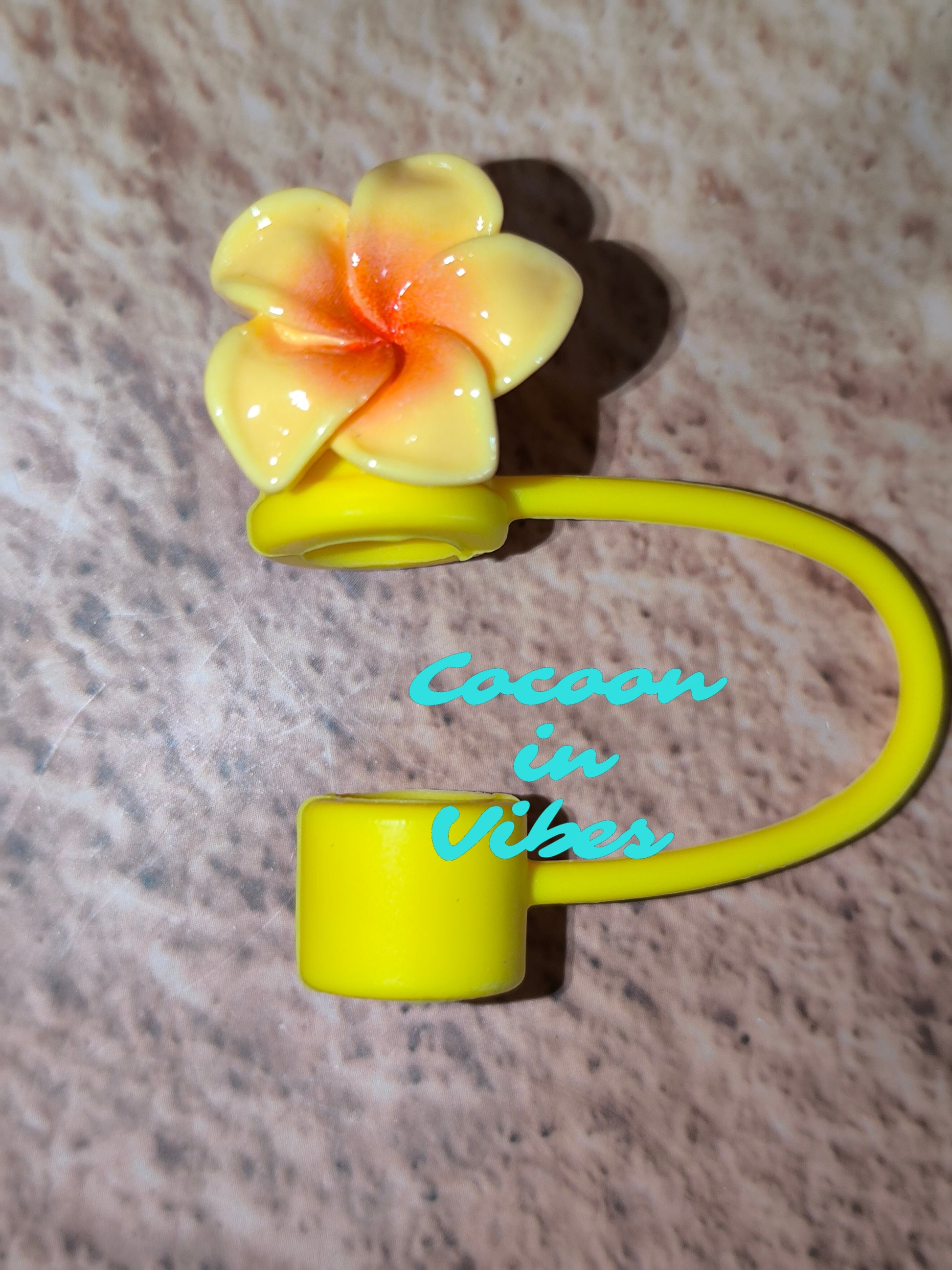 Bouchons Fleuris en Silicone – Pour pailles de 10 mm