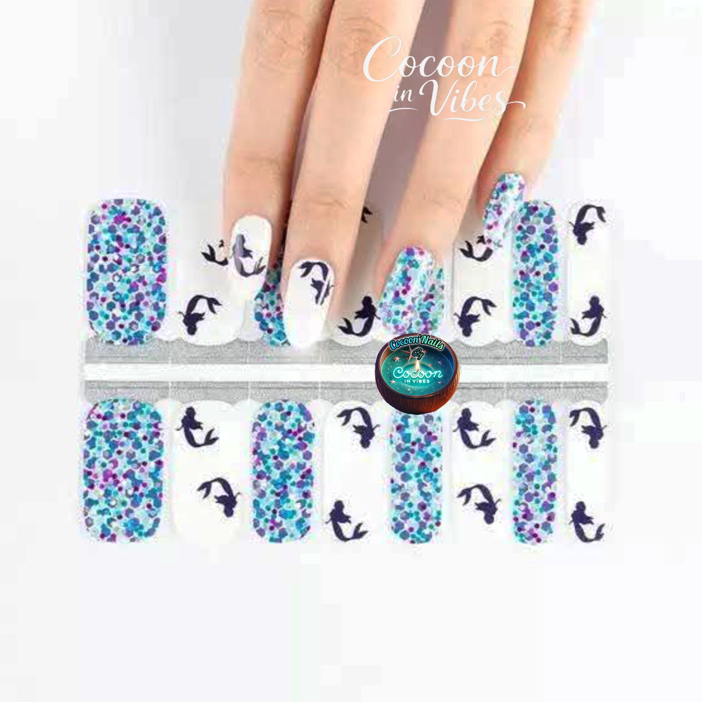 Cocoon’Nails Chant de la Mer – Vernis Autocollant Kit Complet