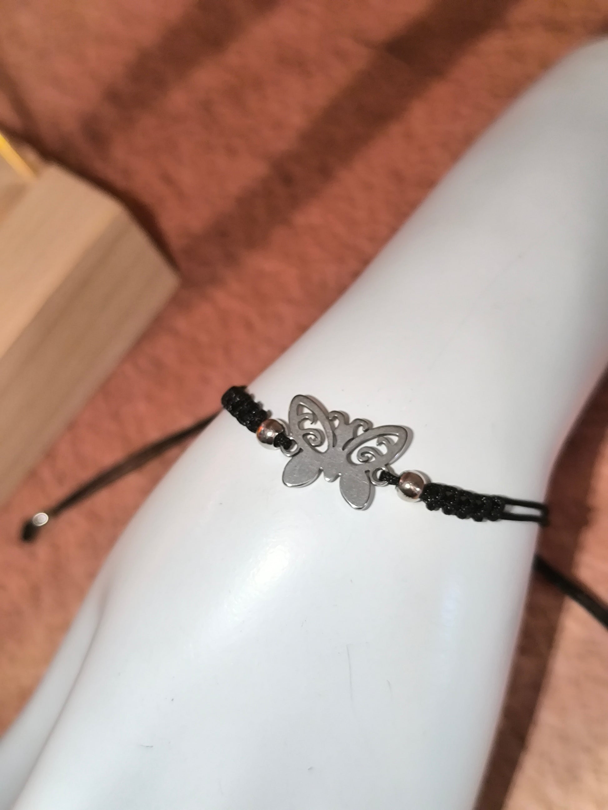 Bracelet Plaque finement Découpée en acier inoxydable – Petit Trésor à Porter