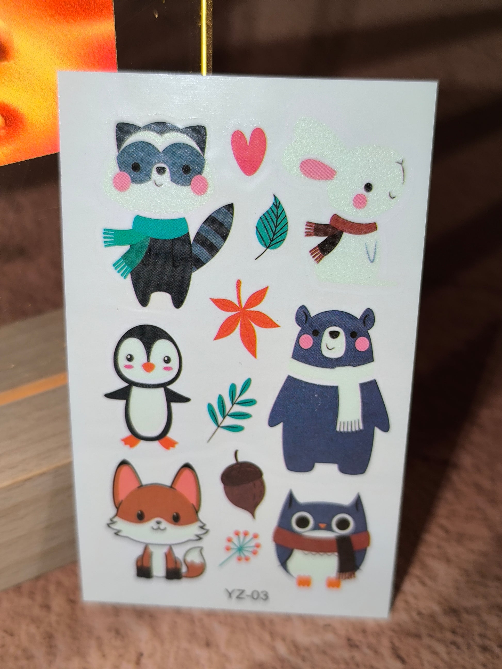 Tatouages Éphémères Enfants Phosphorescents – Petites Magies qui Brillent