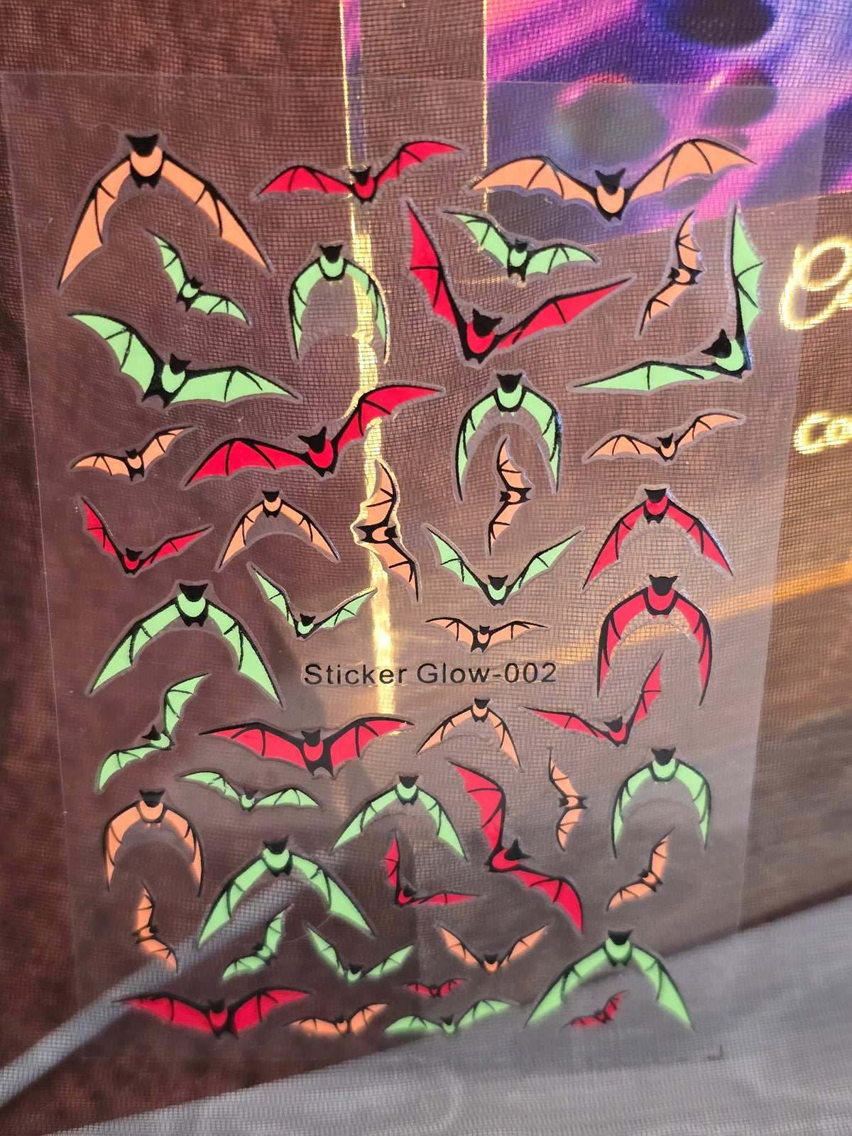 Stickers Ongles Halloween Phosphorescents