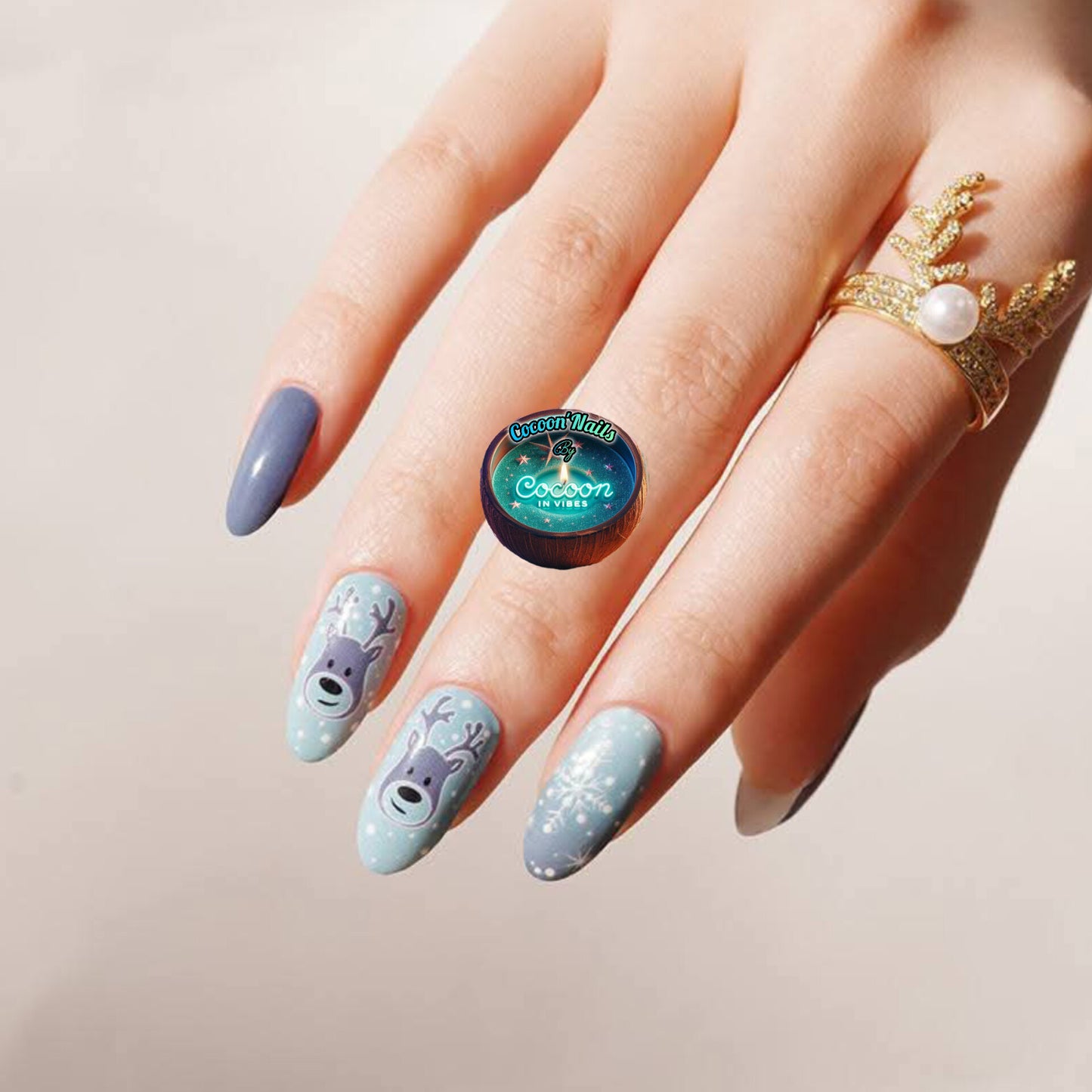 Cocoon’Nails – Blue Winter Dream : la douceur glacée au bout des doigts