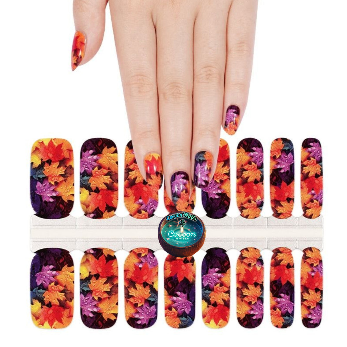 Cocoon’Nails Rosée d'Érable – Vernis Autocollant Kit Complet