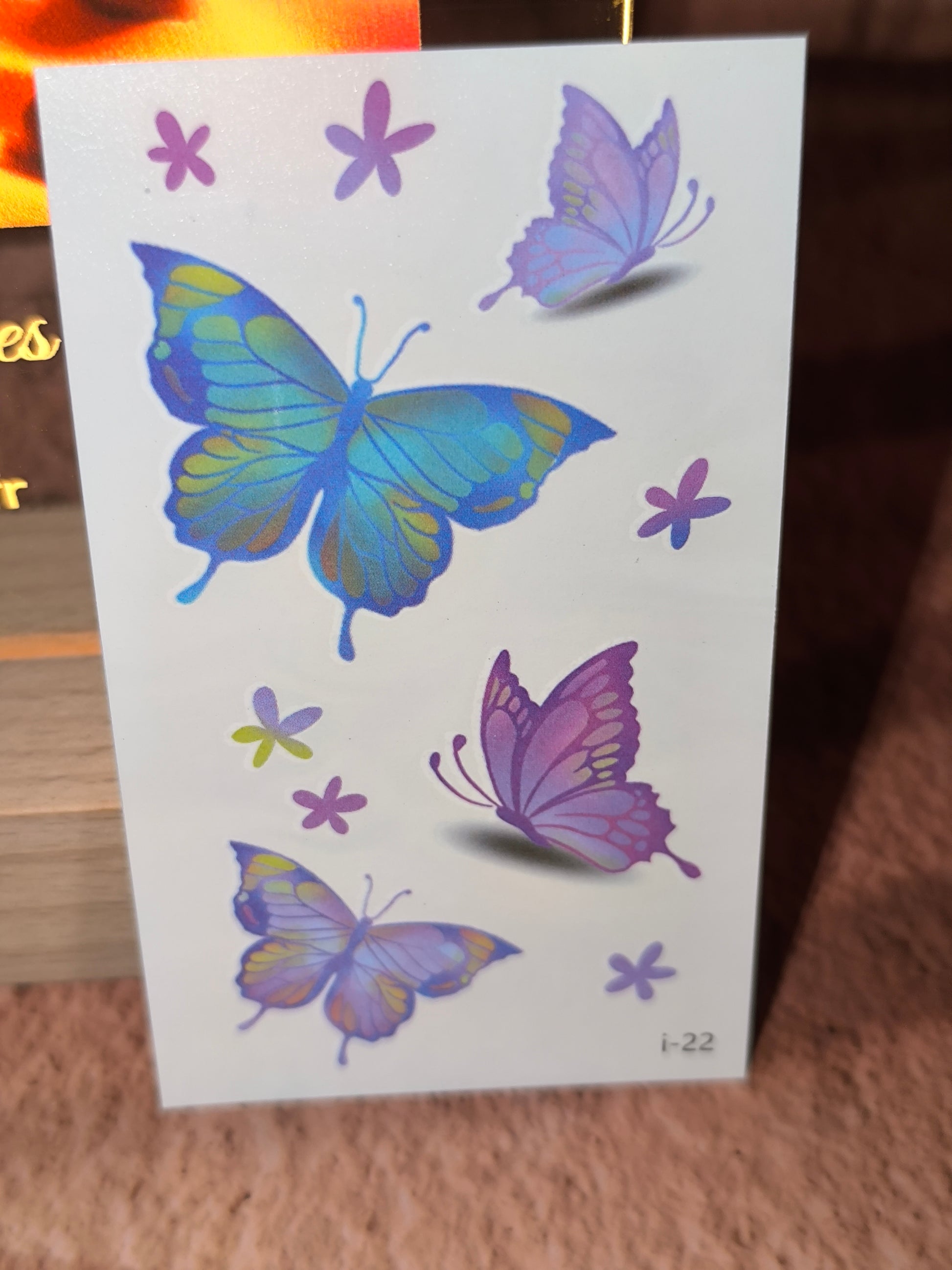 Tatouages Éphémères Papillons Ombrés – Légèreté et Poésie en 3D