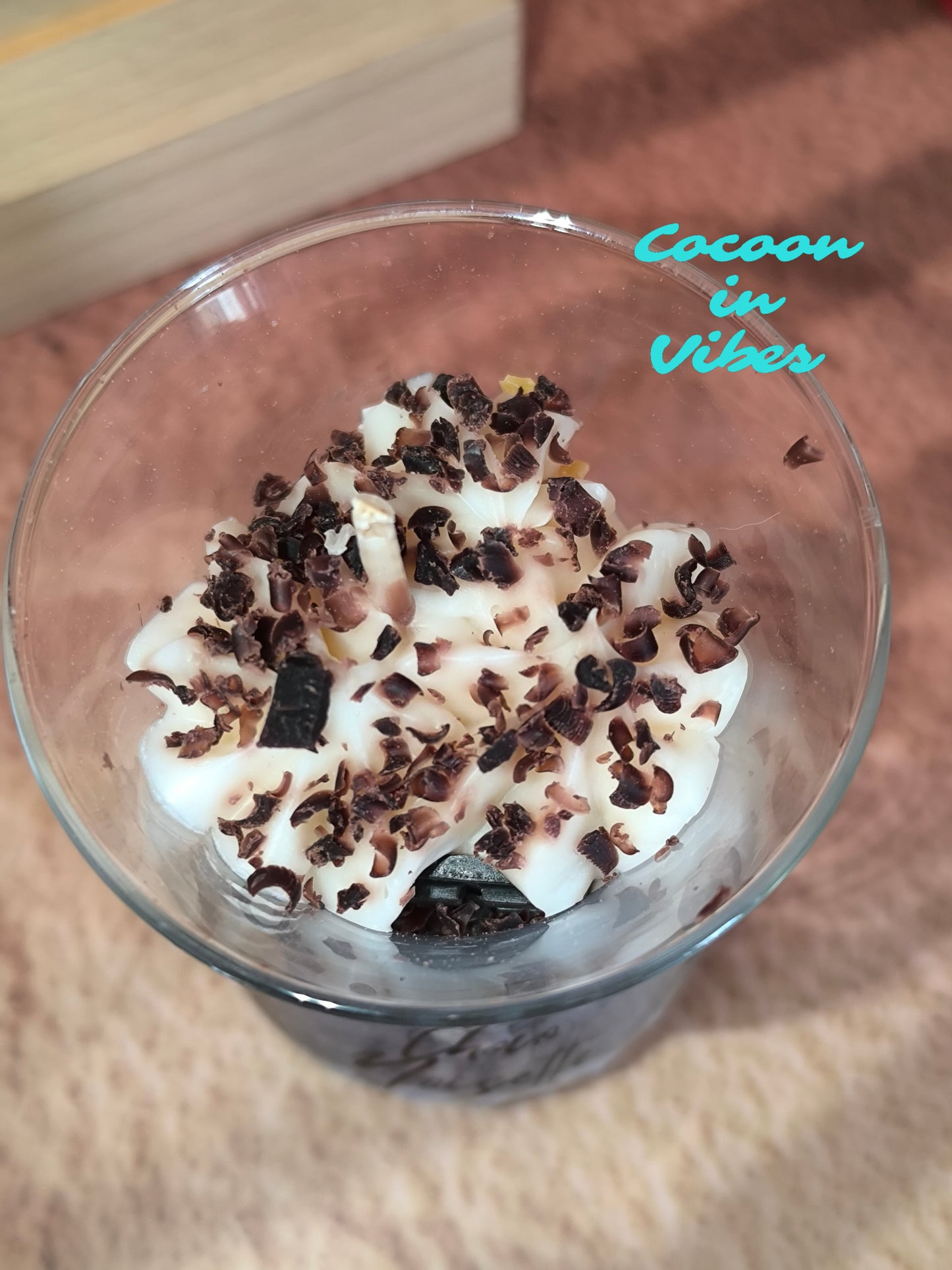 Bougie Gourmande Artisanale 110 g – Choco-Noisette