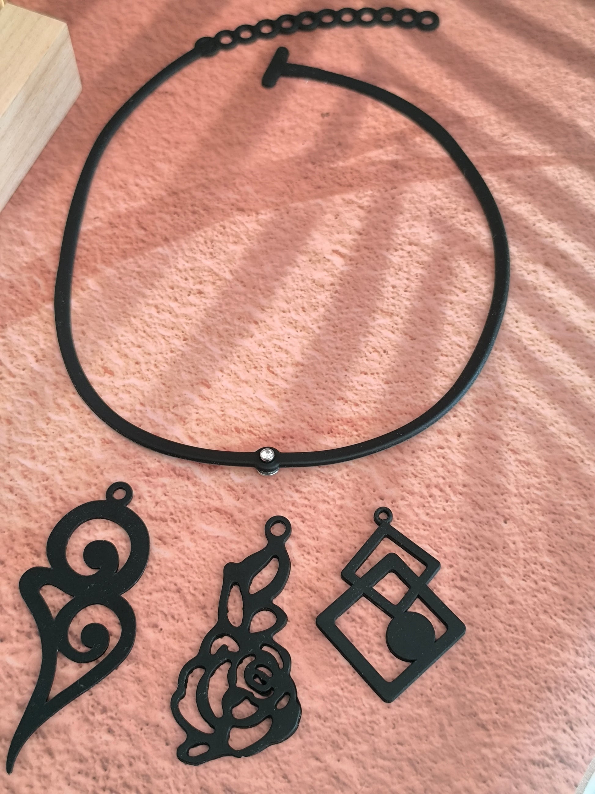 Ensemble Collier & Pendentifs Interchangeables