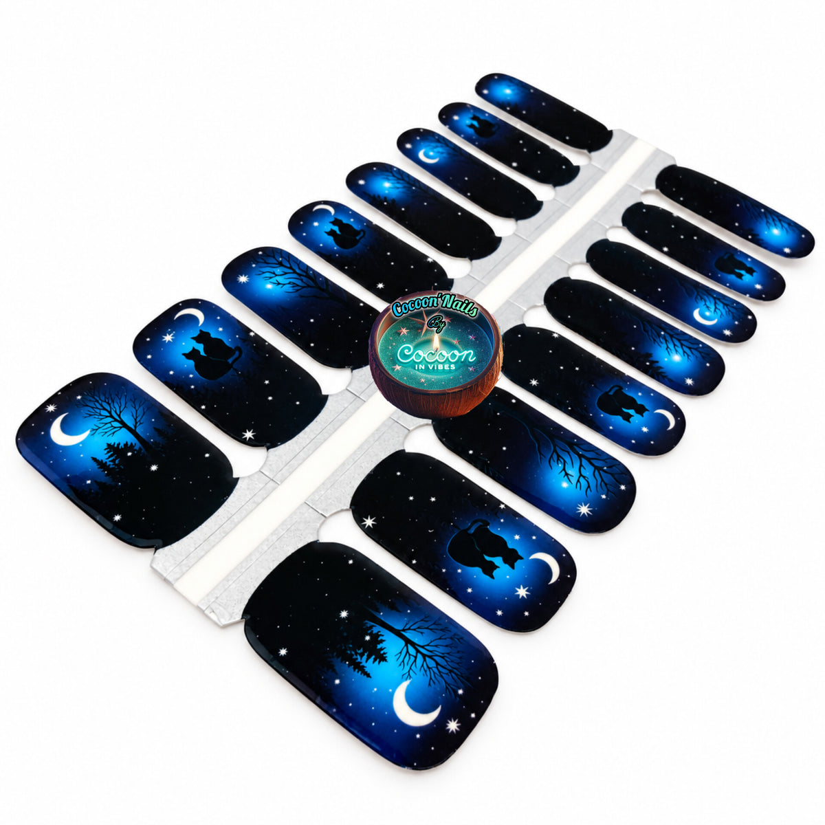 Cocoon’Nails Nuit Luminescente – Vernis Autocollant Phosphorescent Kit Complet