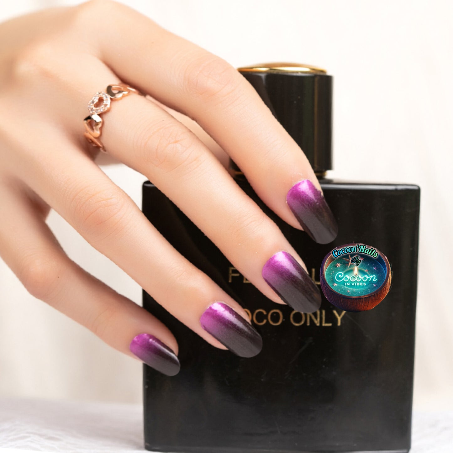 Cocoon’Nails – Purple Dream : Le dégradé qui révèle ton côté mystique et affirmé !